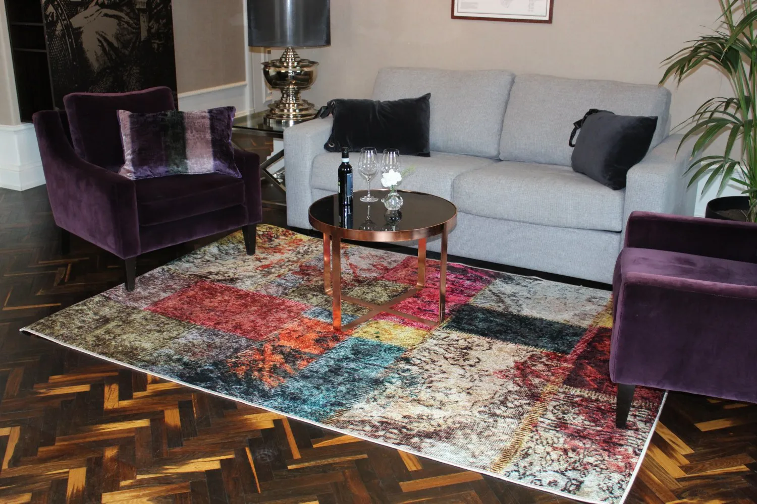 Tapete Wilton - Ariana (multicolorido)