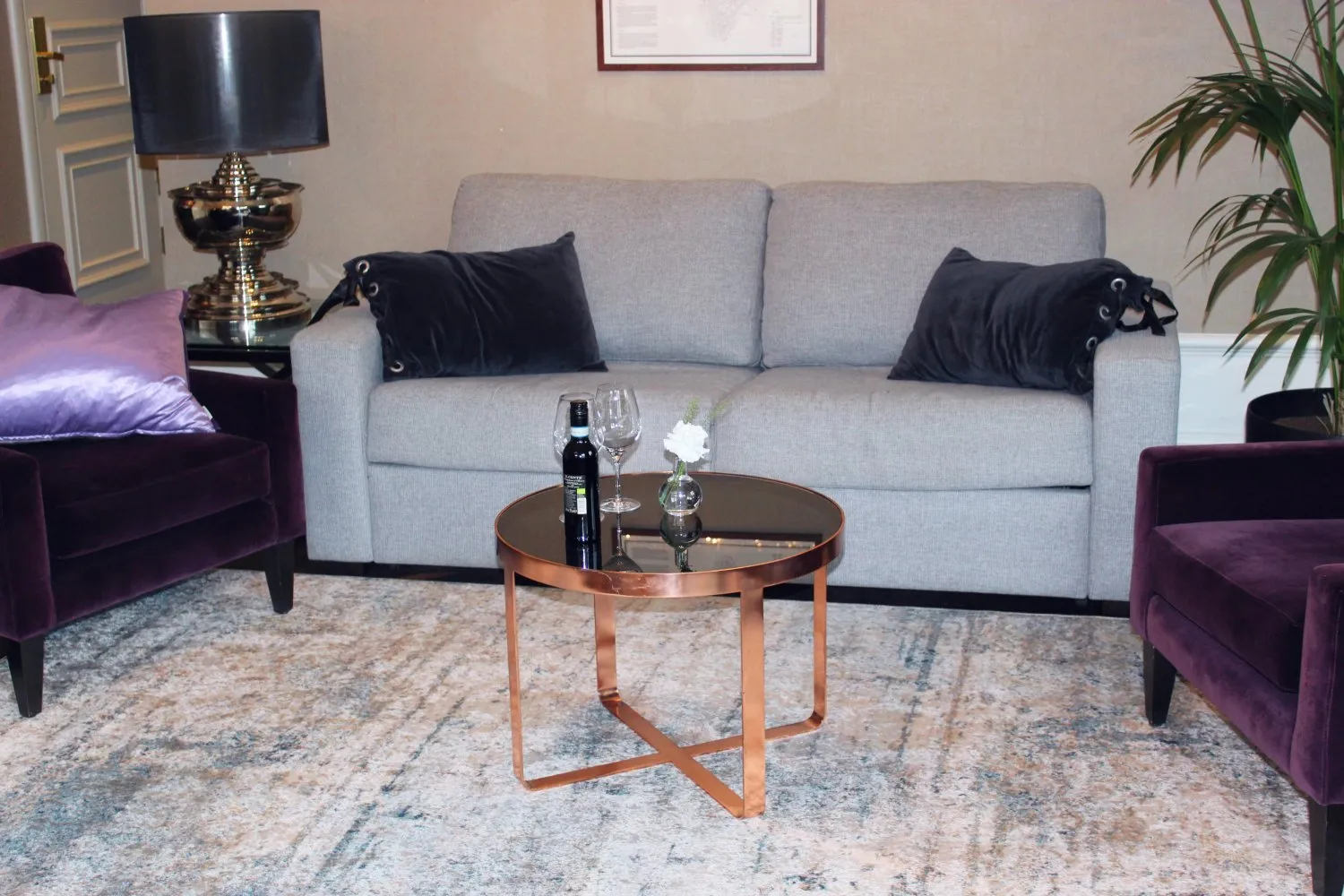 Tapete Wilton - Kebira (azul)