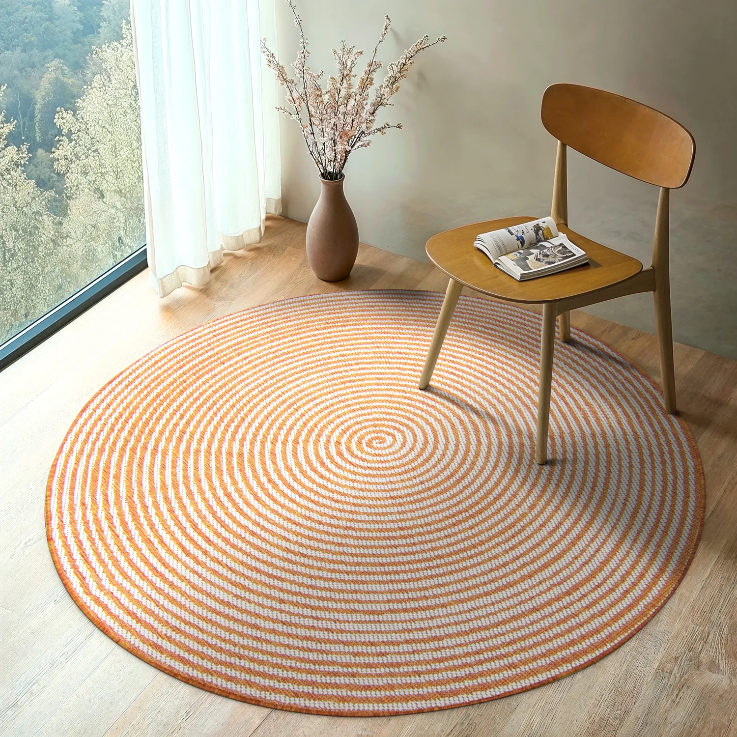 Tapete redondo - Ferragudo (laranja)