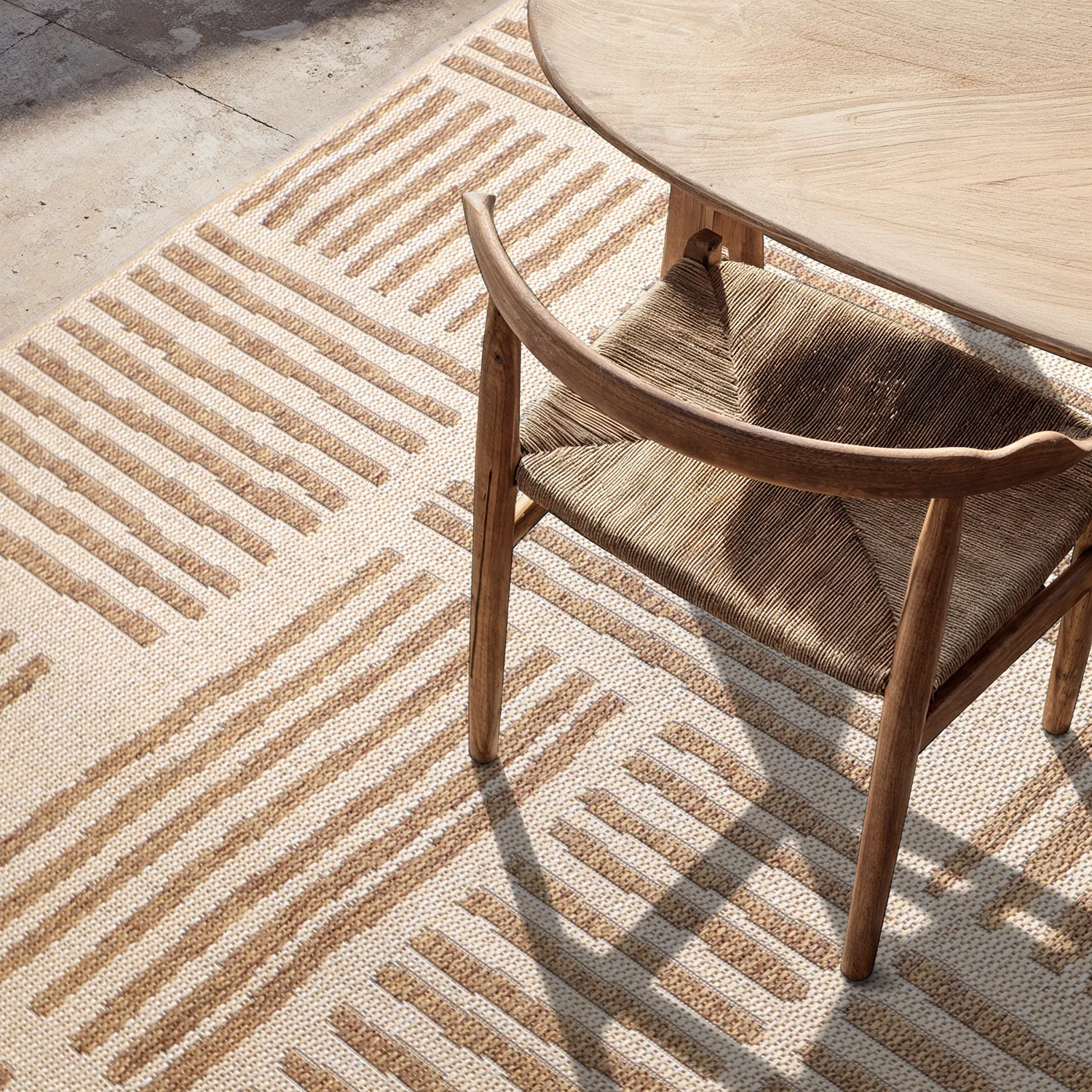 Tapete para interior e exterior - Cordoba (marrom)