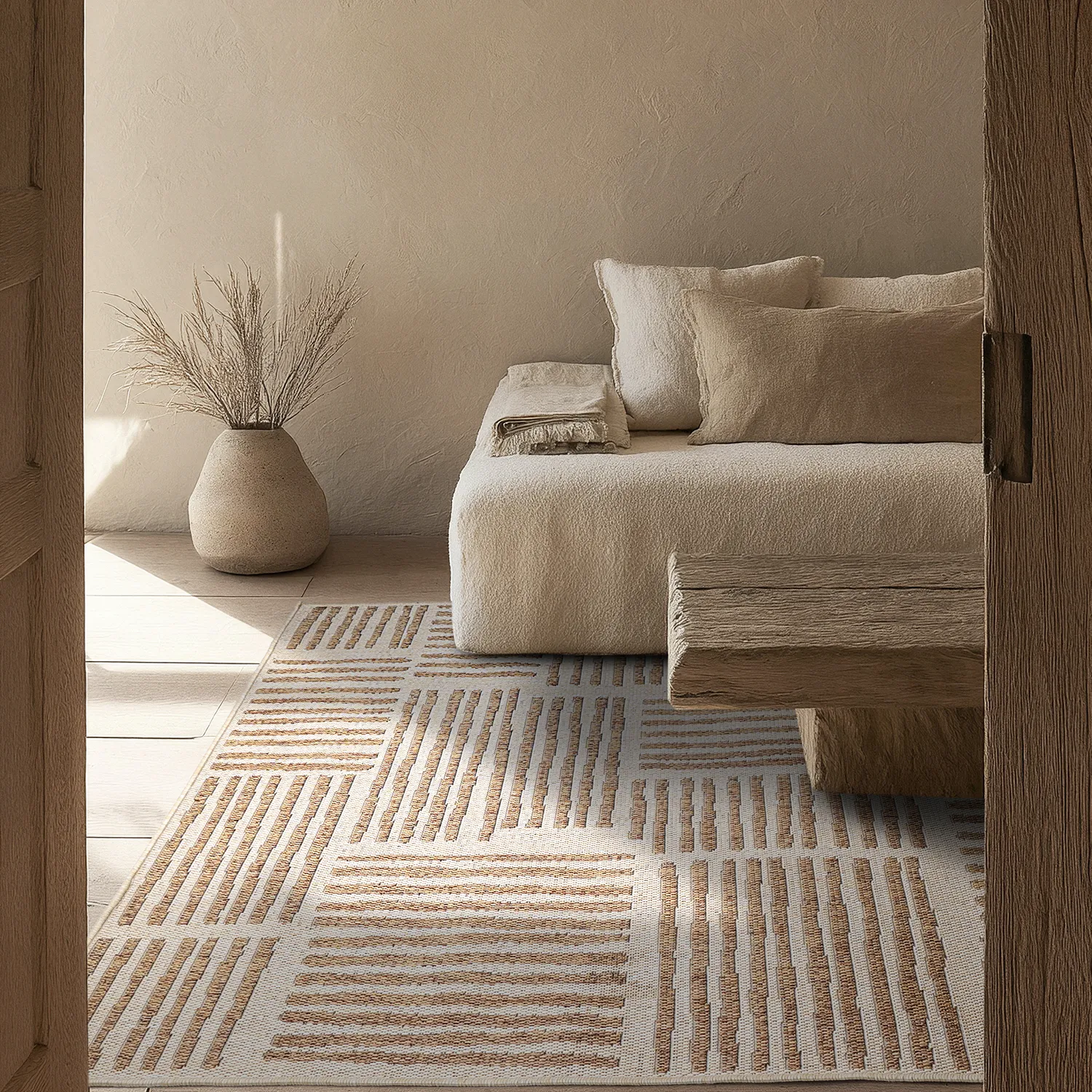 Tapete para interior e exterior - Cordoba (marrom)