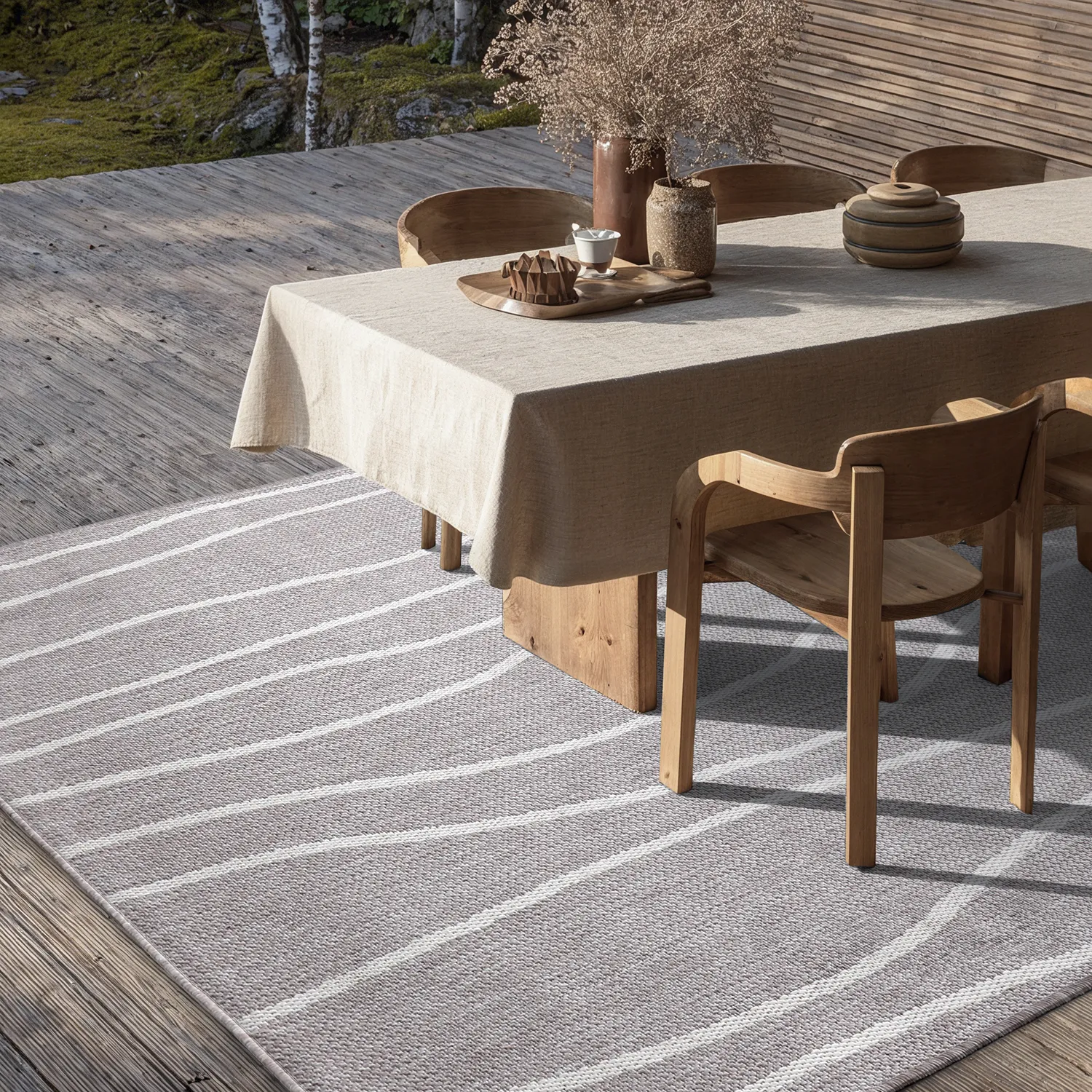 Tapete para interior e exterior - Djerba (taupe)