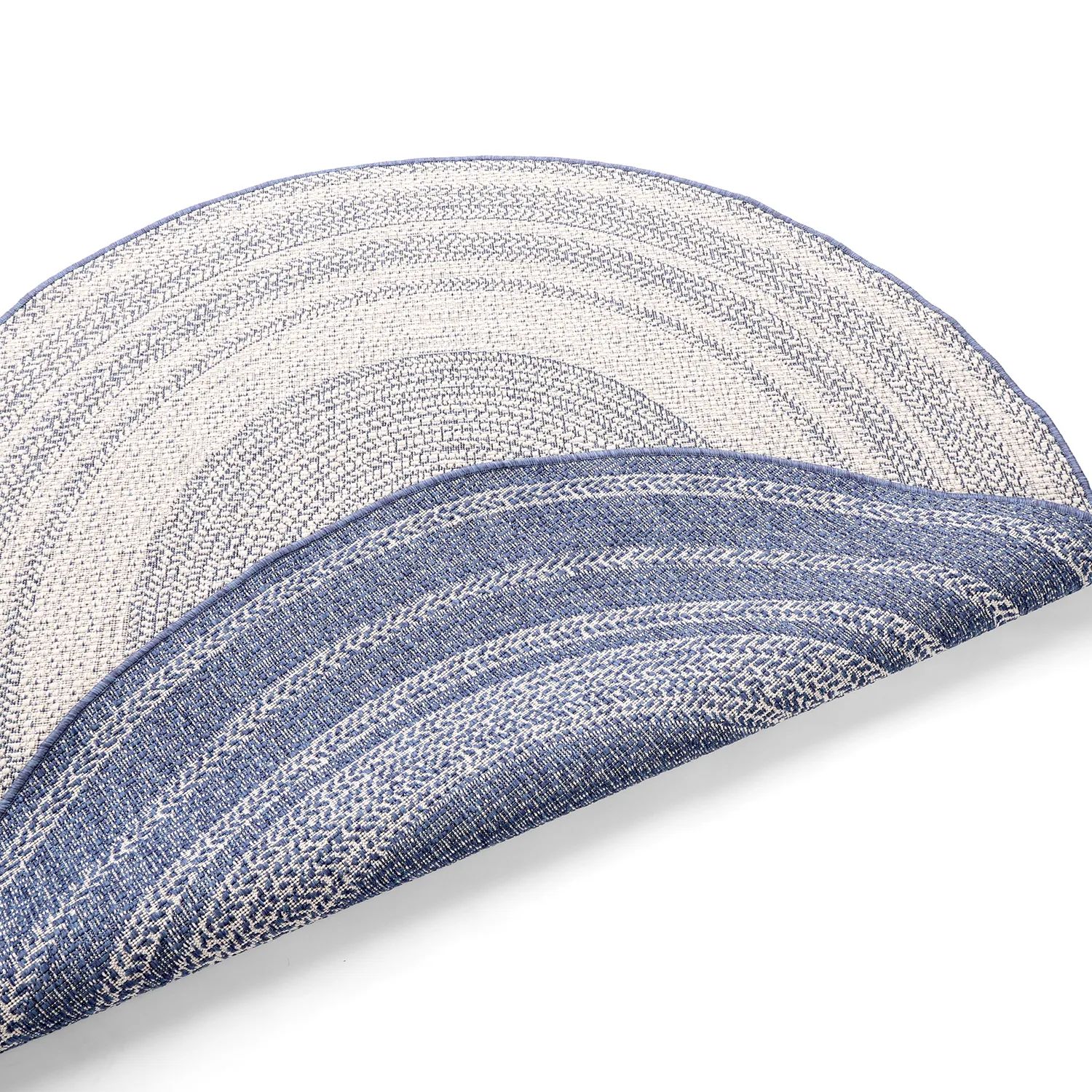 Tapete redondo - Indoor/Outdoor Angus (azul)