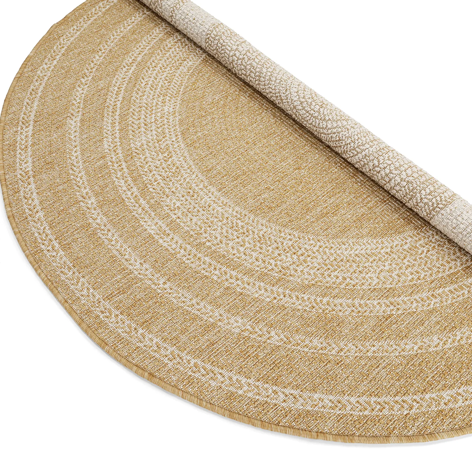 Tapete redondo - Indoor/Outdoor Angus (natureza)