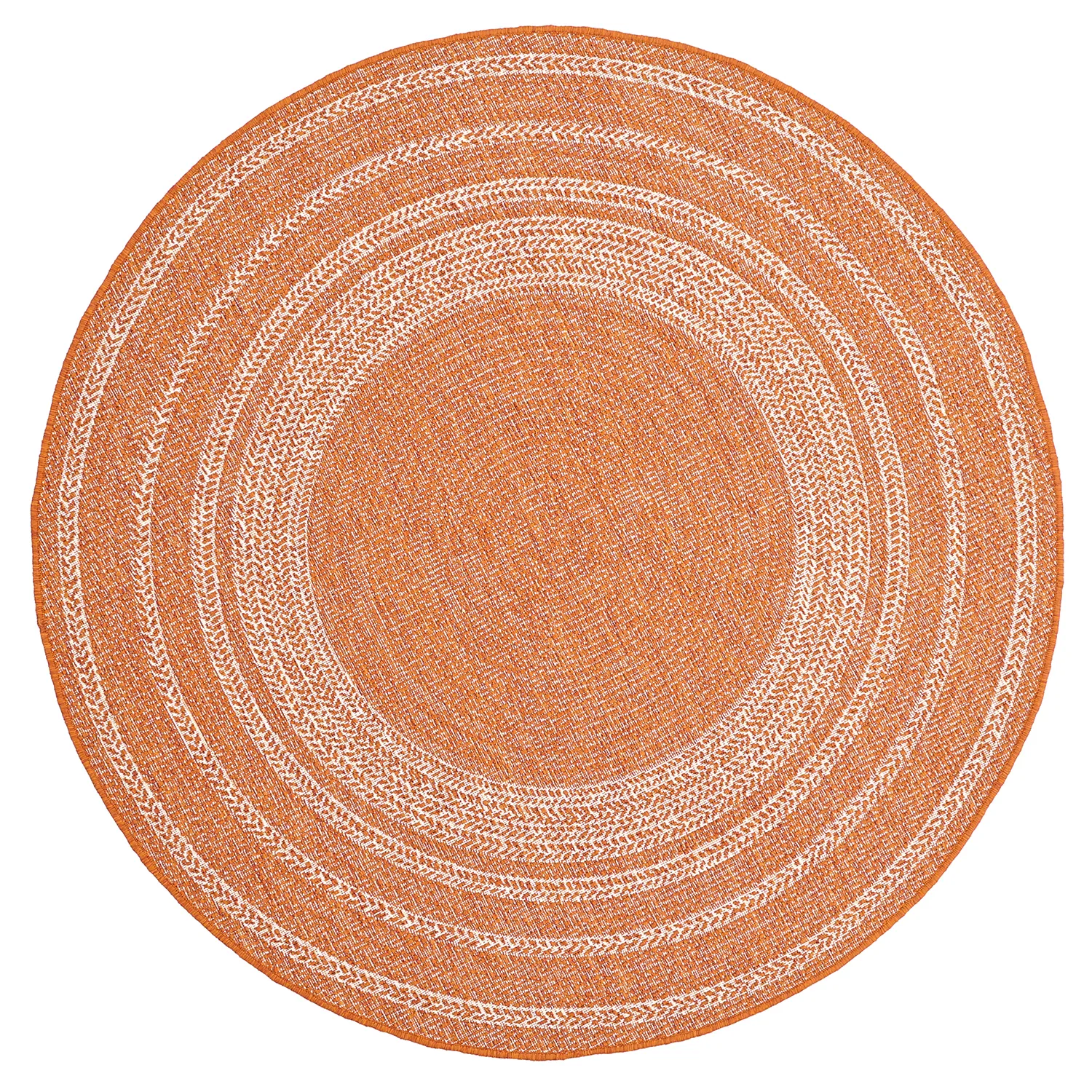 Tapete redondo - Indoor/Outdoor Angus (vermelho)