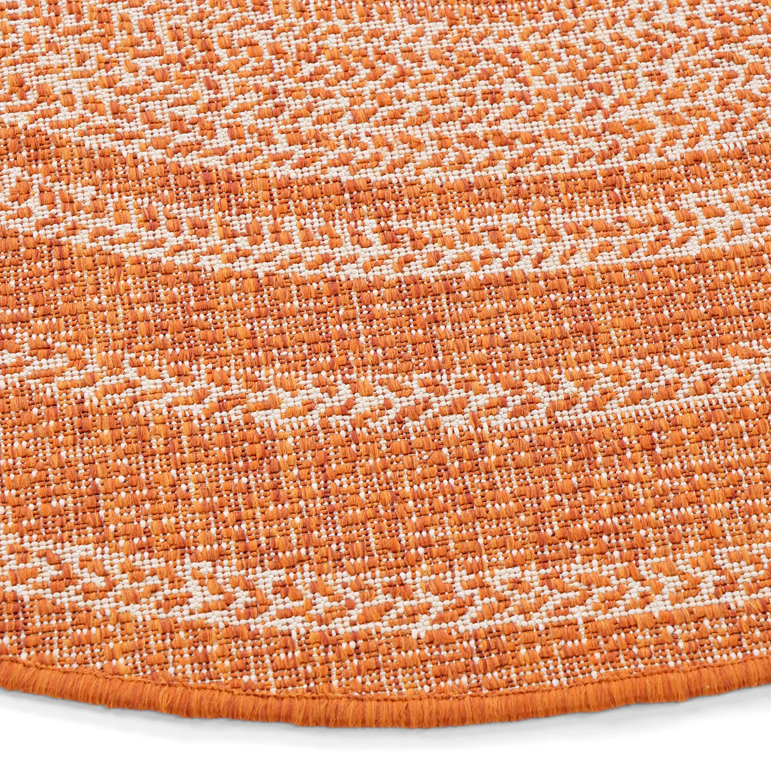 Tapete redondo - Indoor/Outdoor Angus (vermelho)