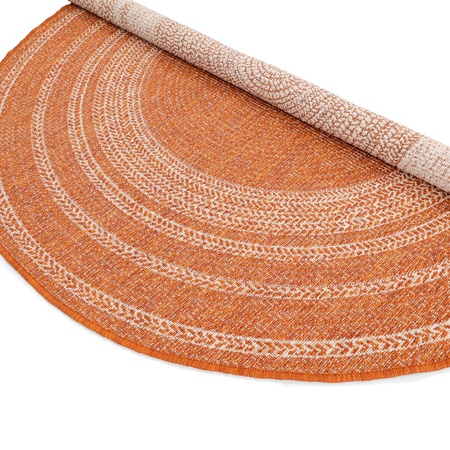 Tapete redondo - Indoor/Outdoor Angus (vermelho)