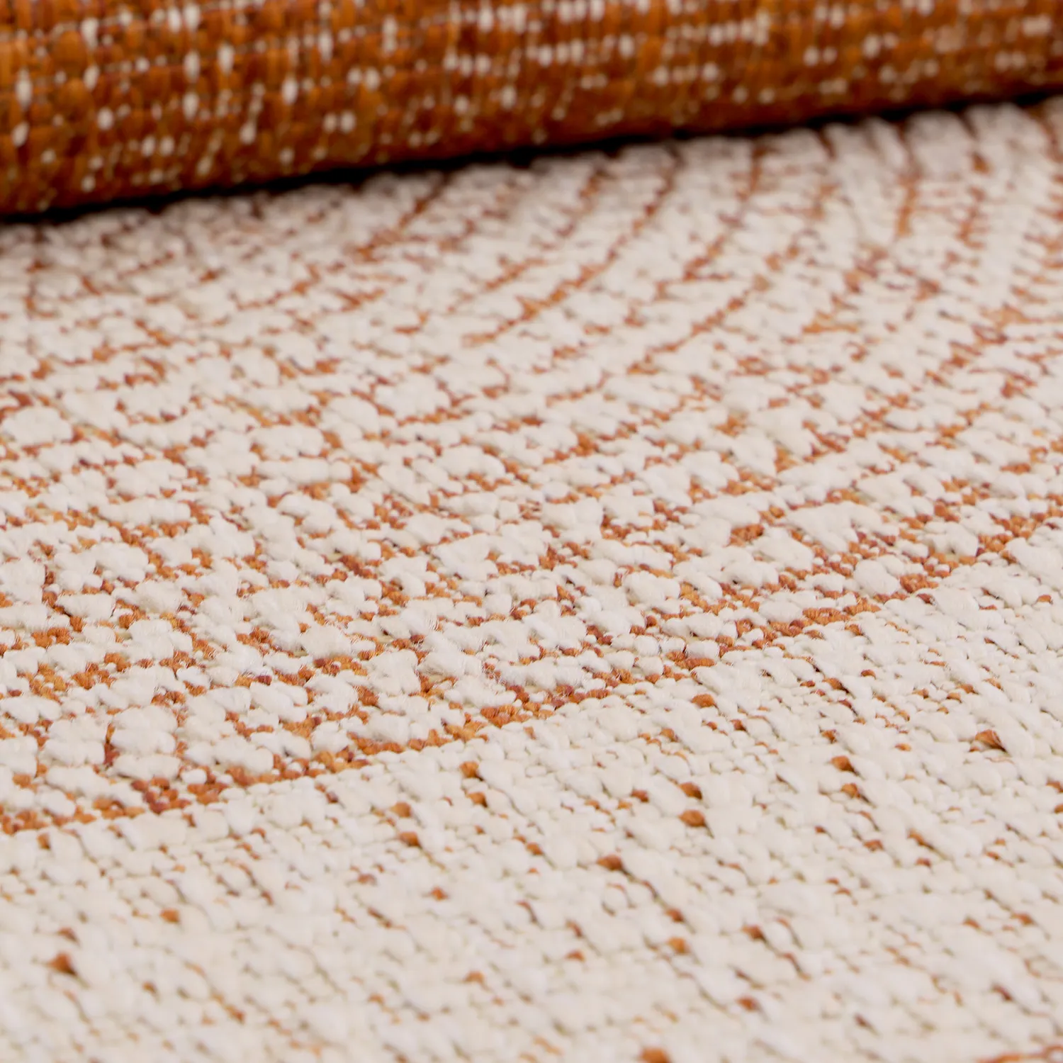 Tapete redondo - Indoor/Outdoor Angus (vermelho)