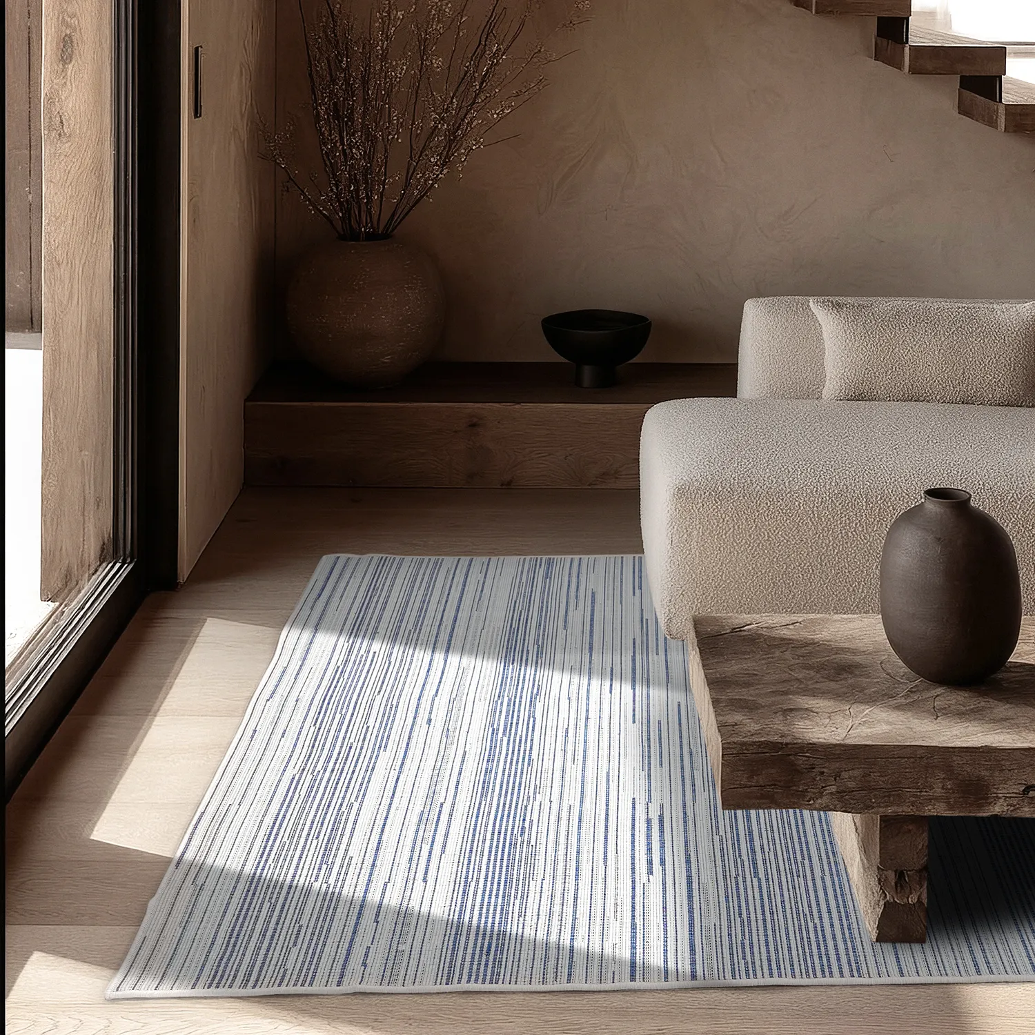 Tapete para interior e exterior - utomhusmatta - Arcata (azul)