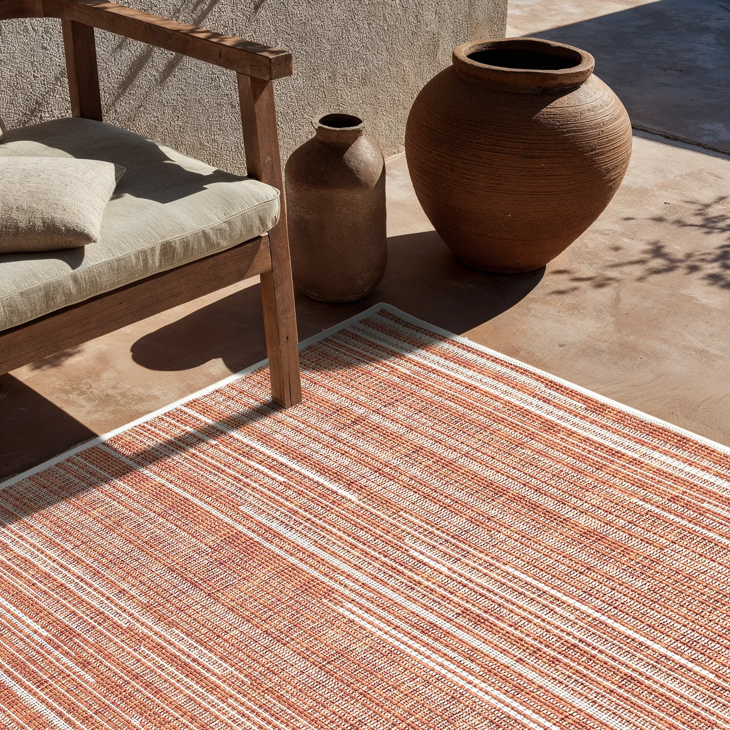 Tapete para interior e exterior - utomhusmatta - Arcata (vermelho)