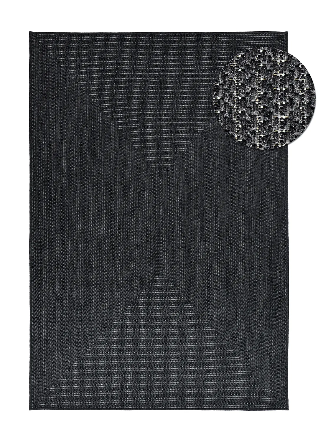 Tapete para interior e exterior - utomhusmatta - Arlo (preto)