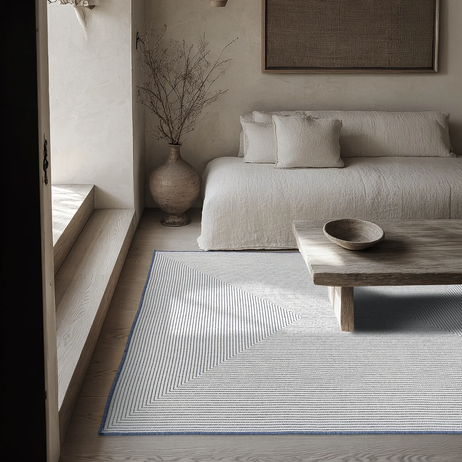 Tapete para interior e exterior - utomhusmatta - Arlo (azul)