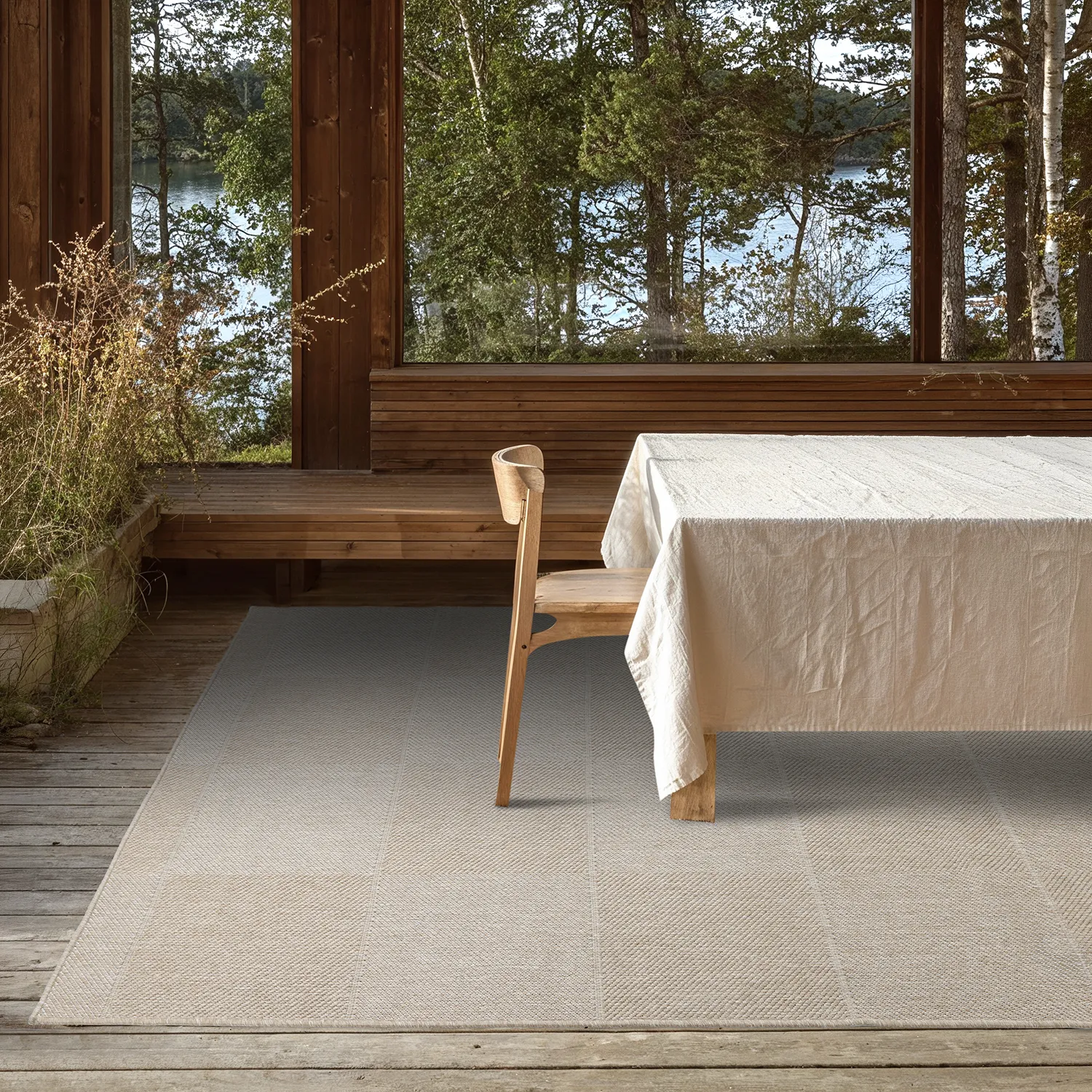 Tapete para interior e exterior - utomhusmatta - Ava (bege)