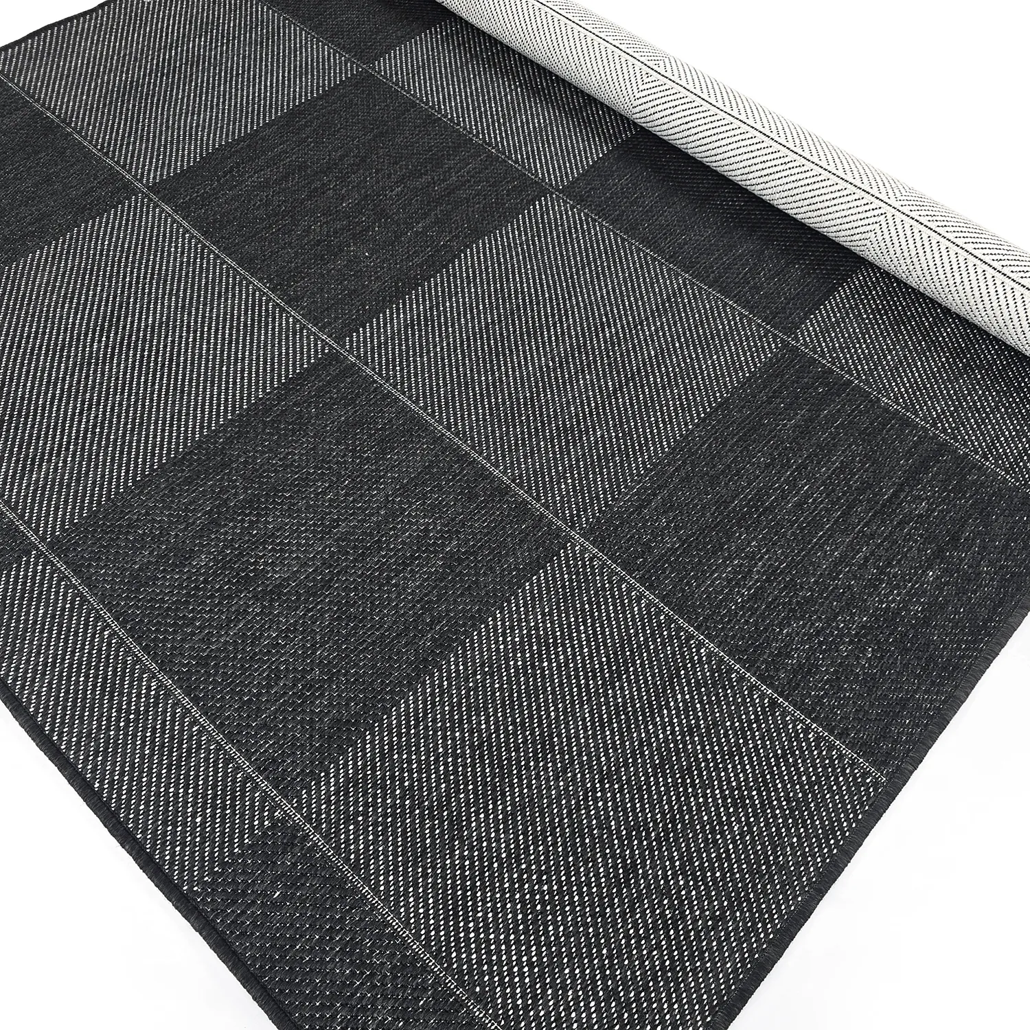 Tapete para interior e exterior - utomhusmatta - Ava (preto)