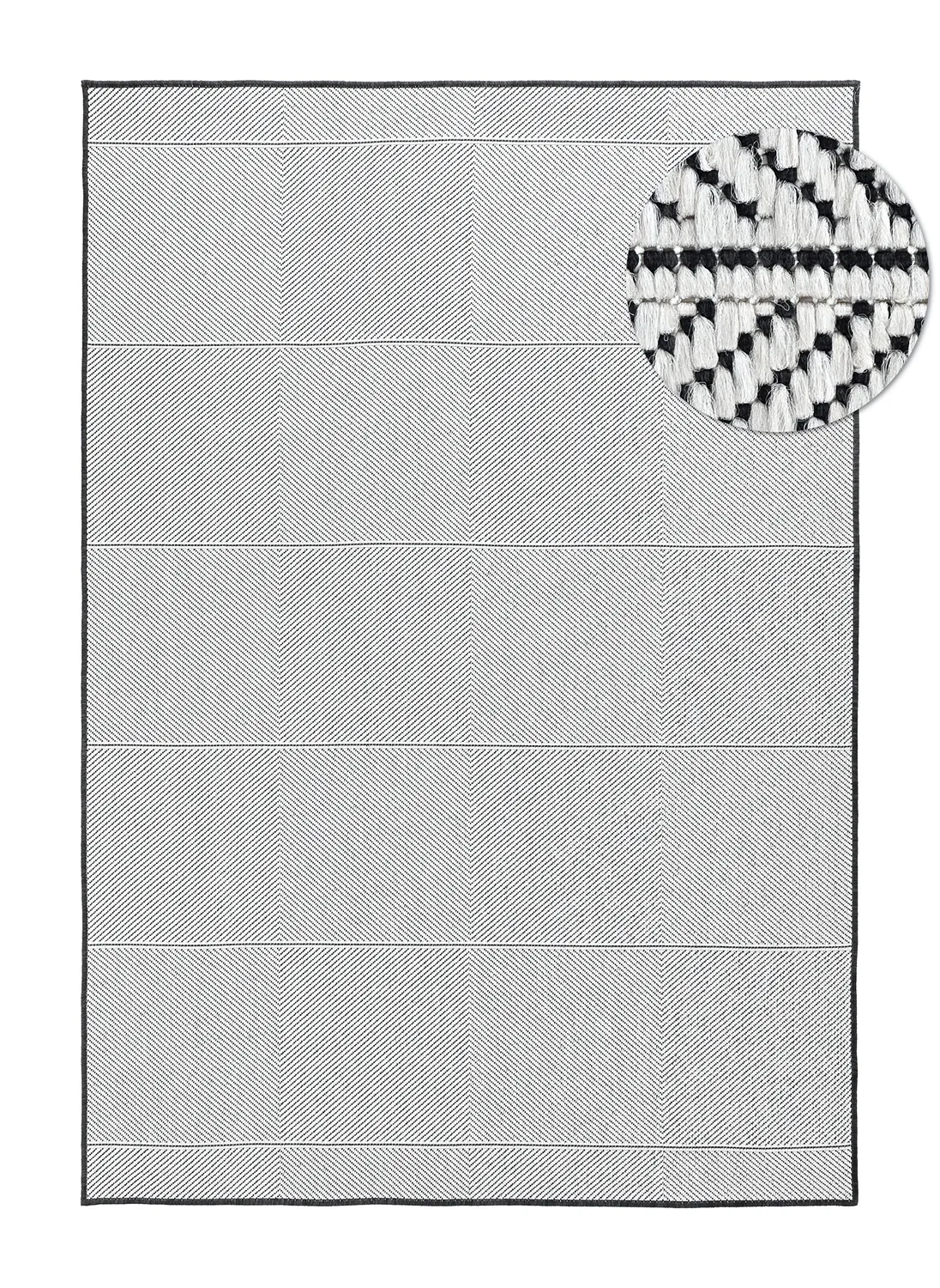 Tapete para interior e exterior - utomhusmatta - Ava (preto)