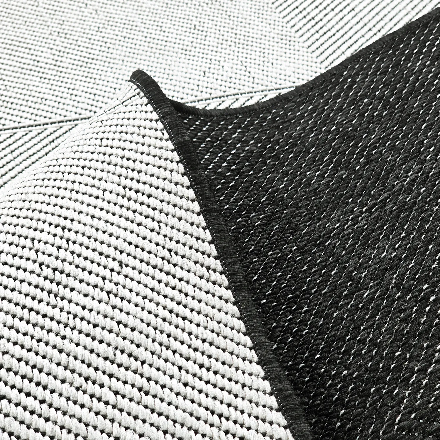 Tapete para interior e exterior - utomhusmatta - Ava (preto)