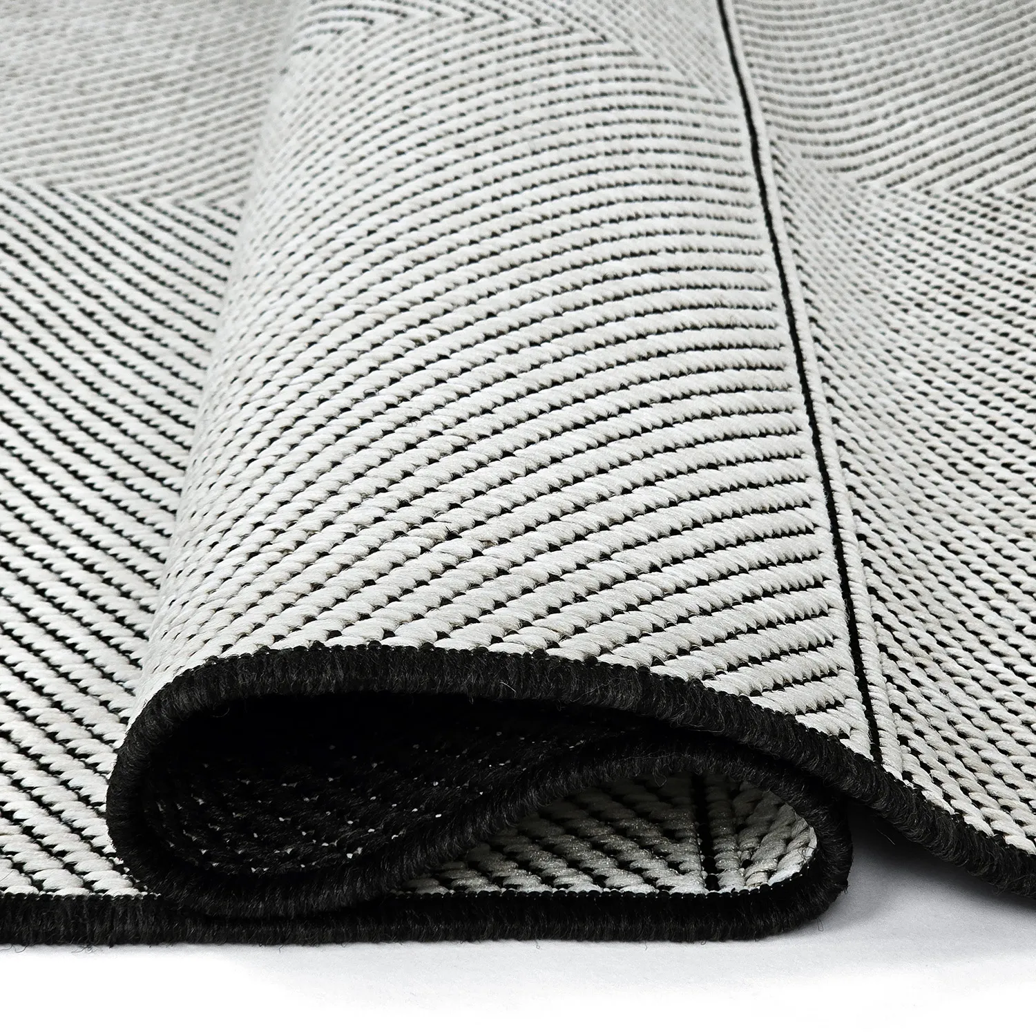 Tapete para interior e exterior - utomhusmatta - Ava (preto)