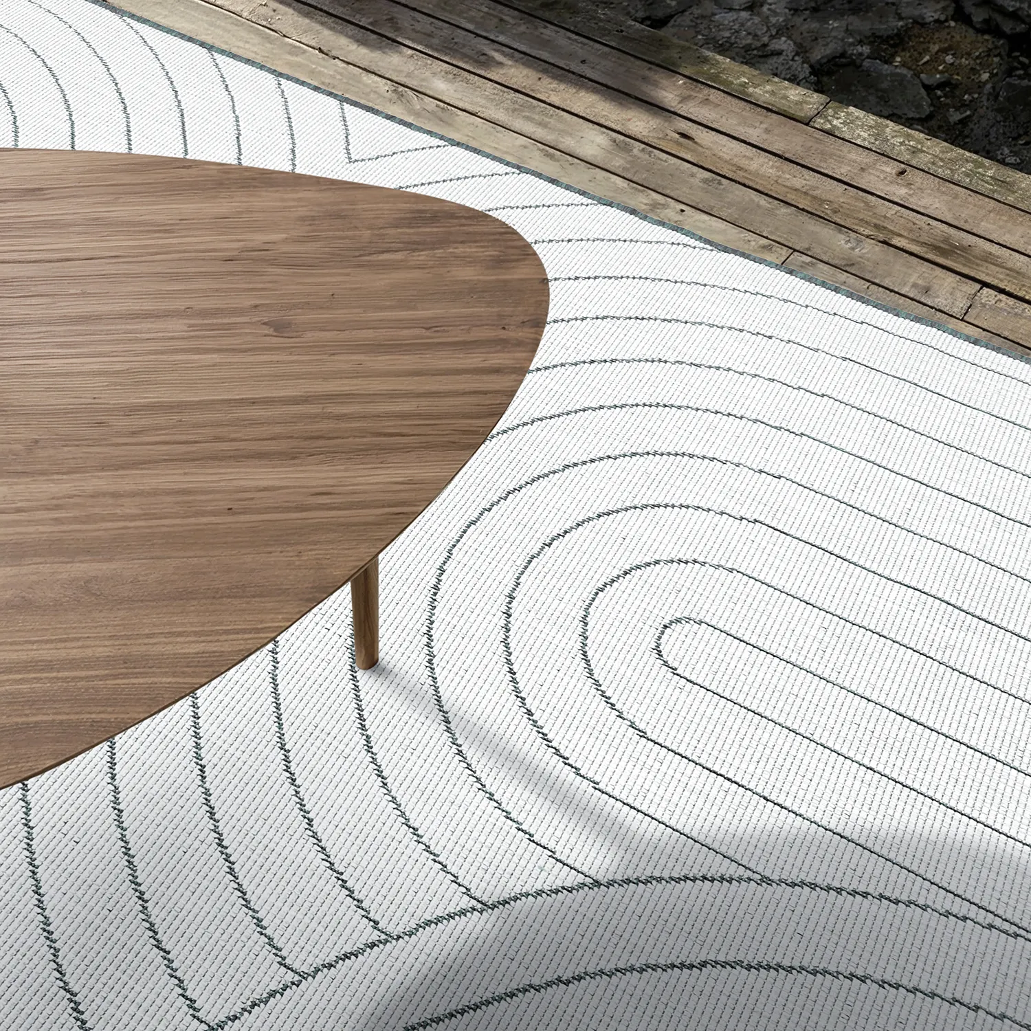 Tapete para interior e exterior - utomhusmatta - Hayden (verde)