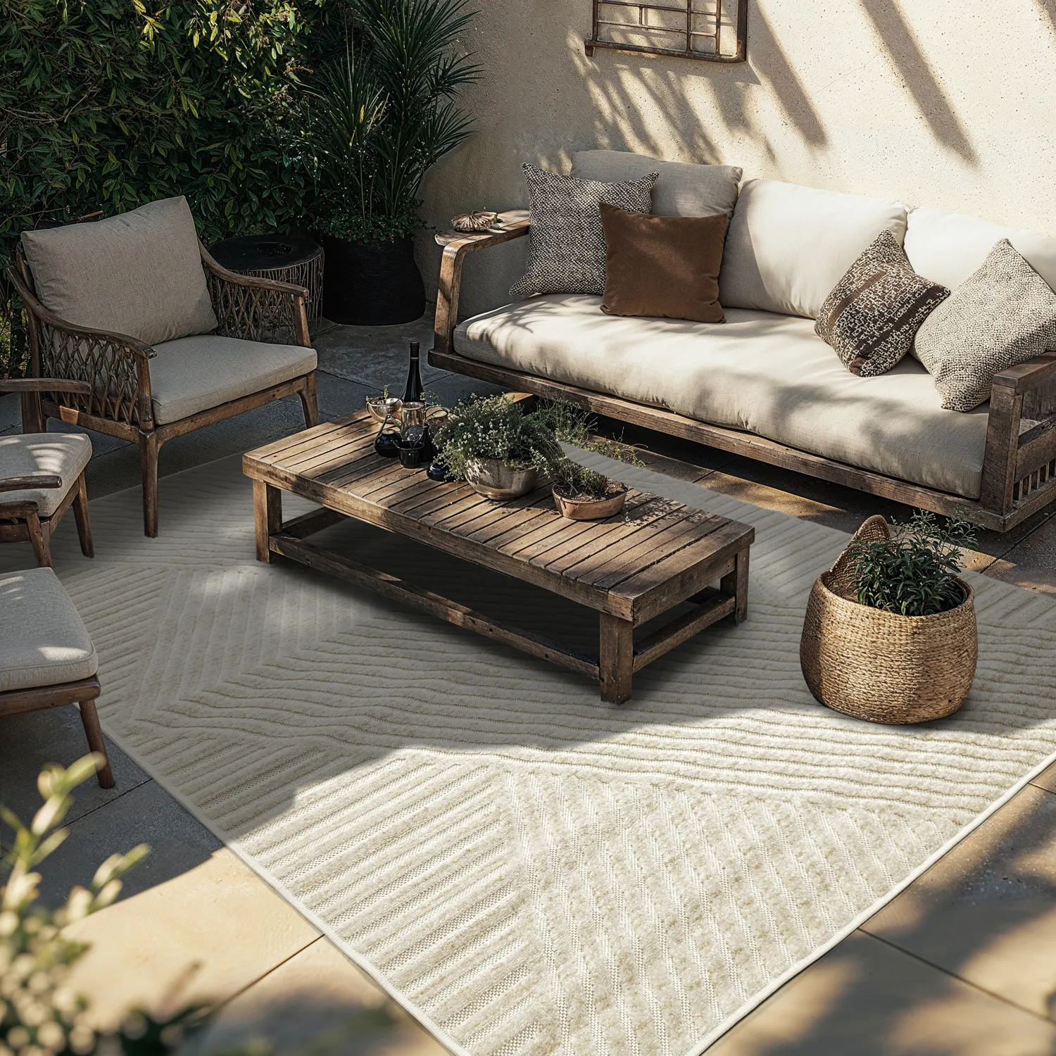 Shaggy Indoor/Outdoor - Ithaca (creme)