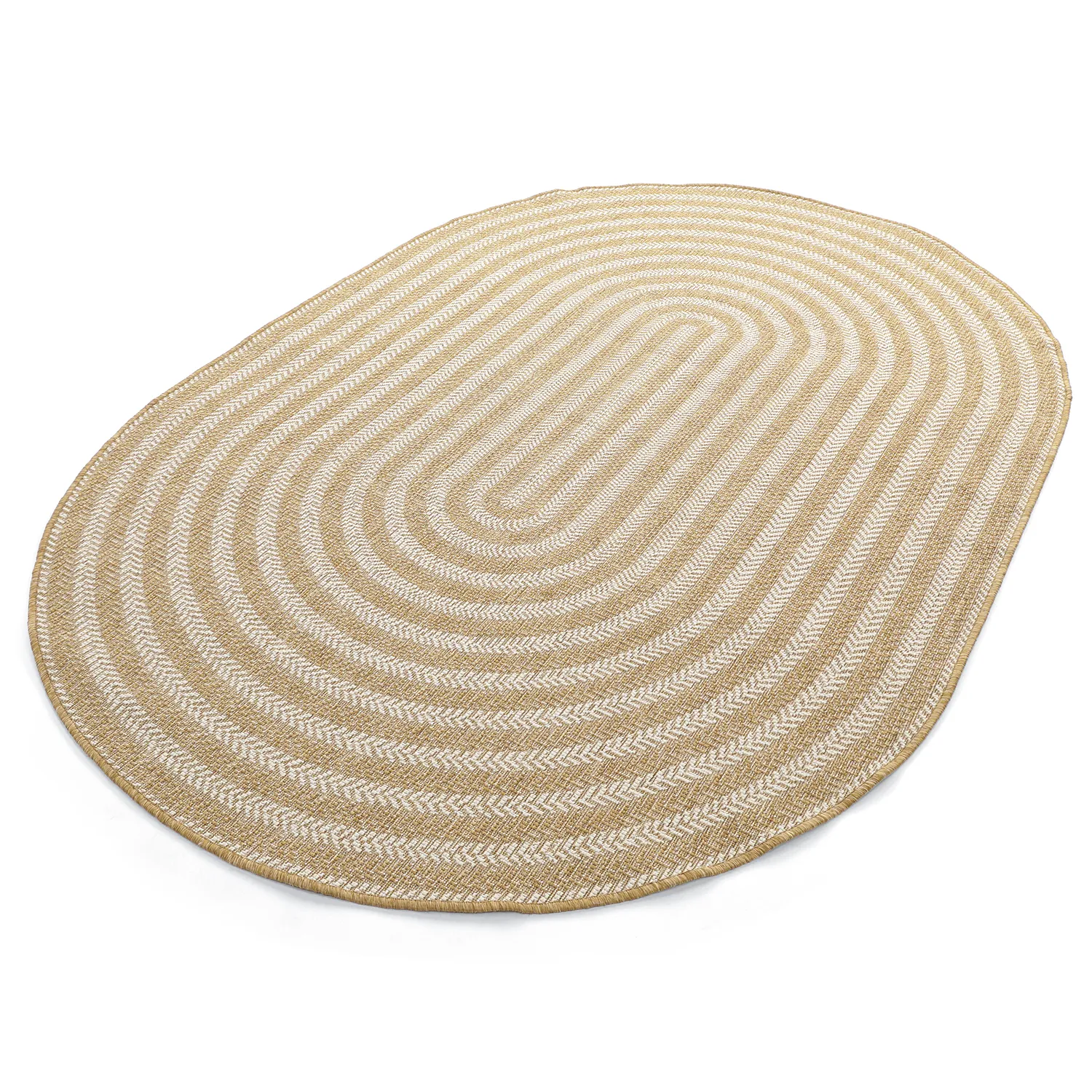 Tapete oval - Indoor/outdoor Leander (natureza)