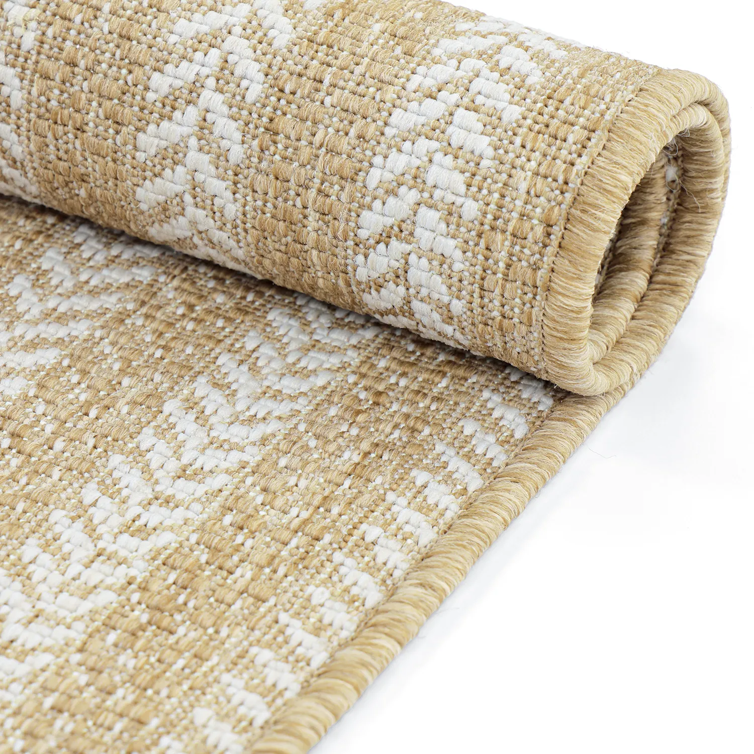 Tapete oval - Indoor/outdoor Leander (natureza)