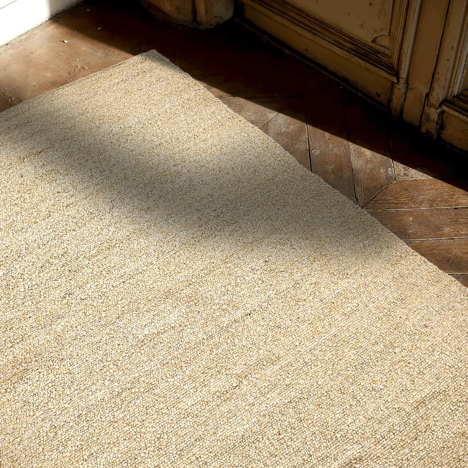 Tapete para interior e exterior - Milford Recycled PET (creme)