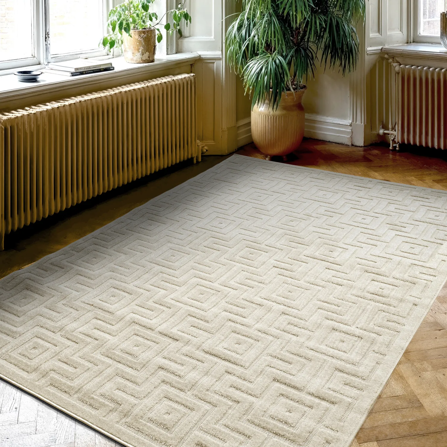 Shaggy Indoor/Outdoor - Oneida (creme)