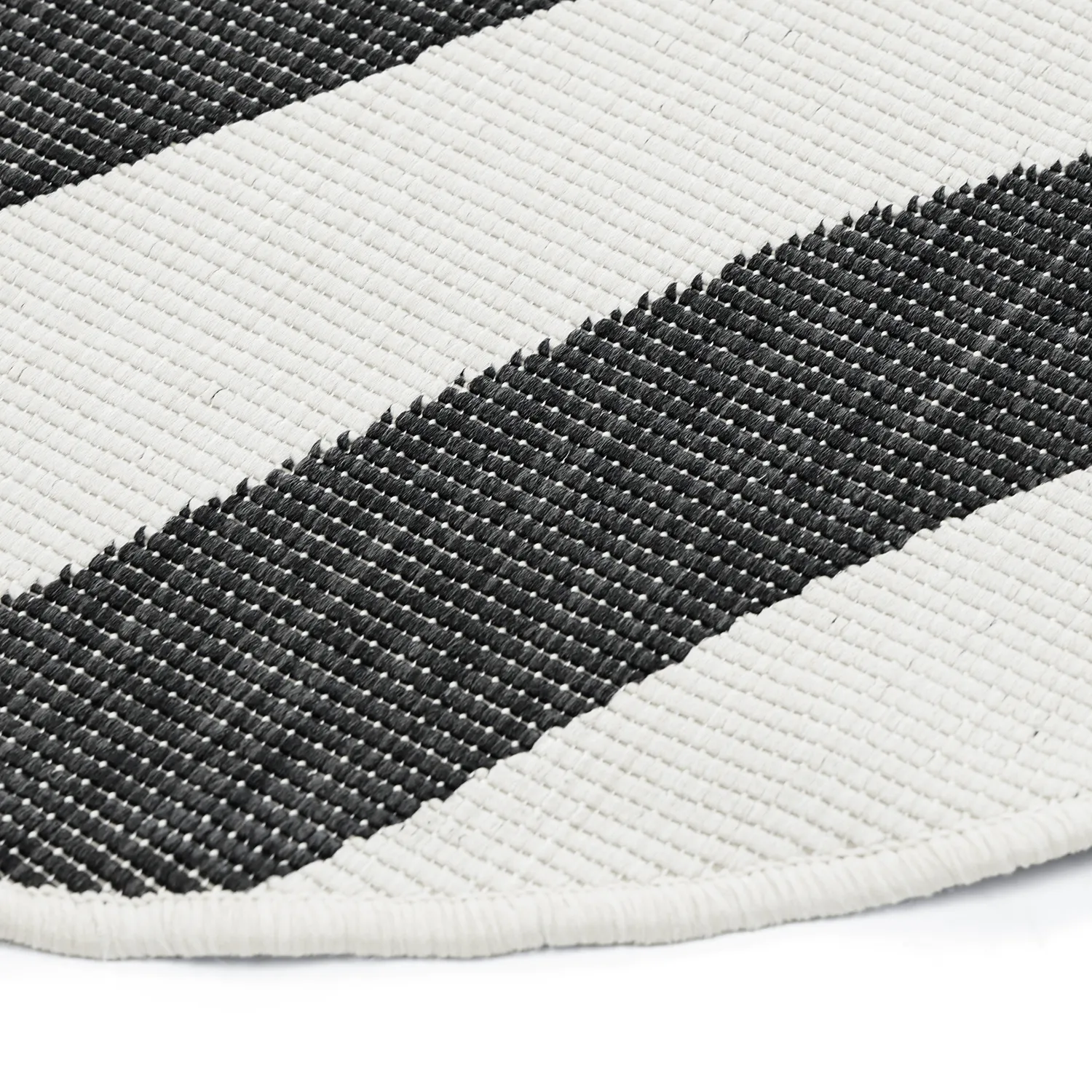 Tapete para interior e exterior - utomhusmatta - Remina (preto/branco)