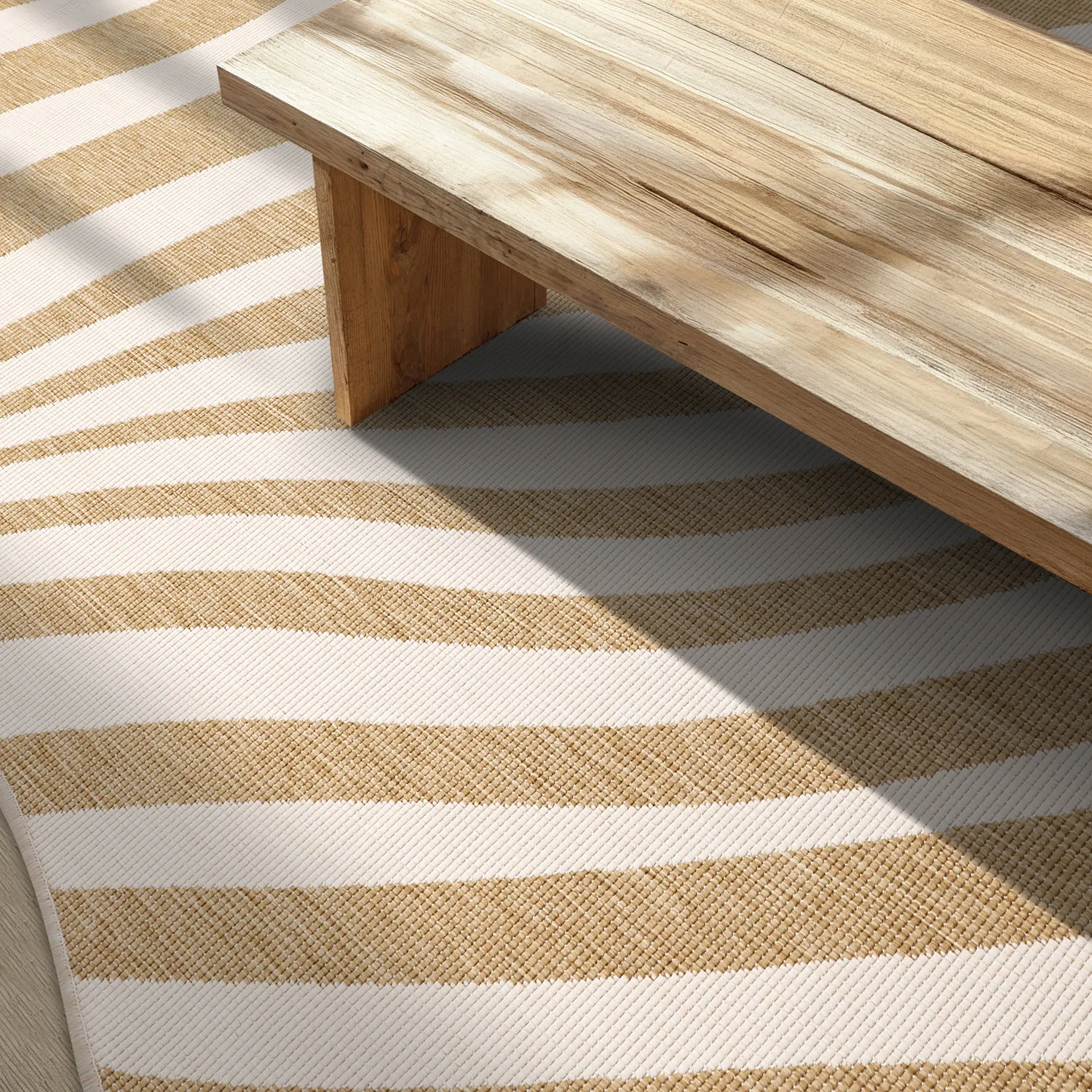 Tapete para interior e exterior - utomhusmatta - Remina (natureza/branco)