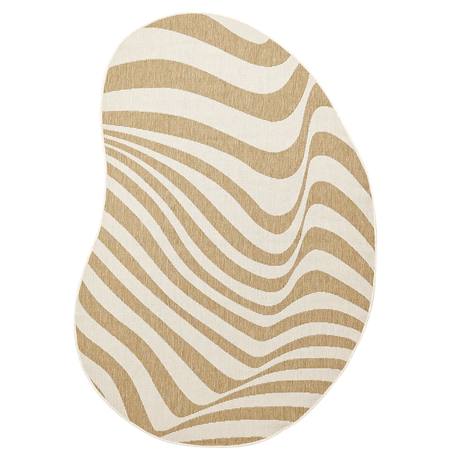 Tapete para interior e exterior - utomhusmatta - Remina (natureza/branco)