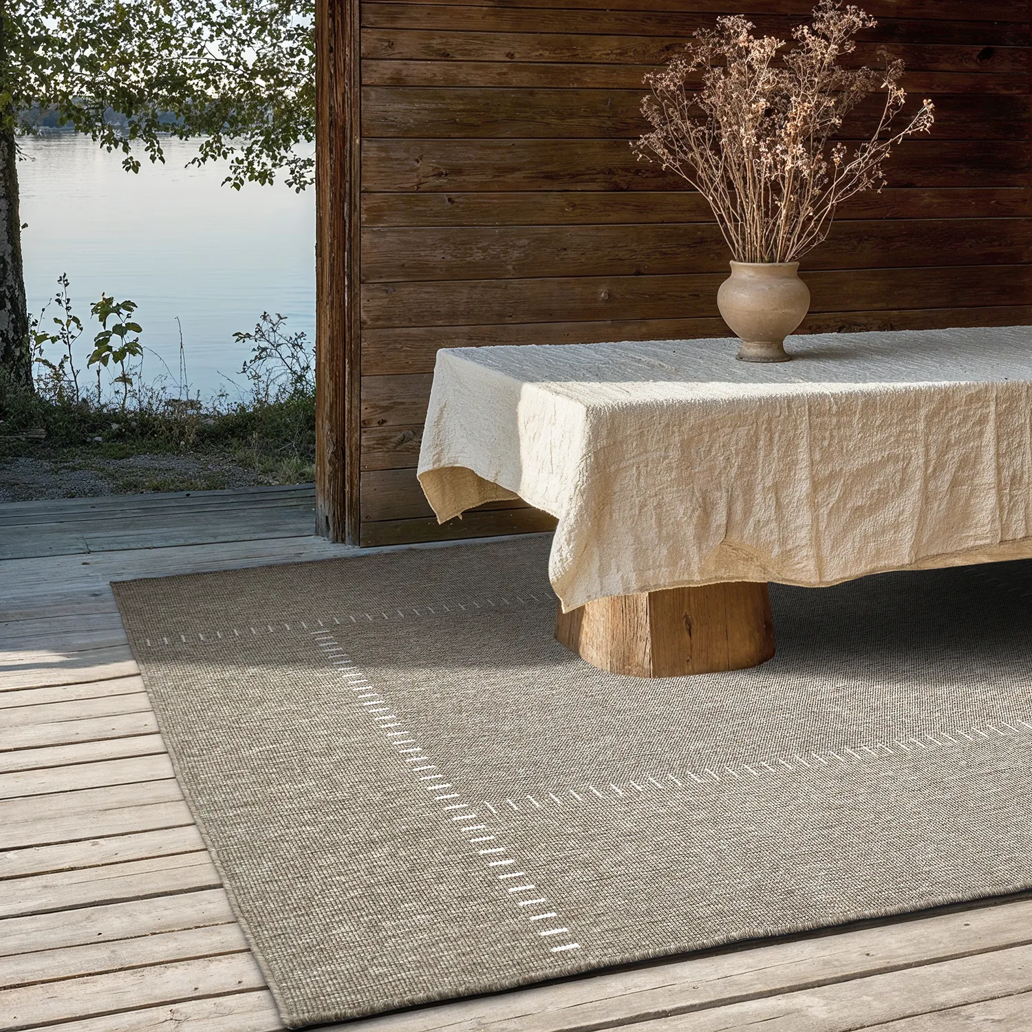 Tapete para interior e exterior - utomhusmatta - Rhea (bege)