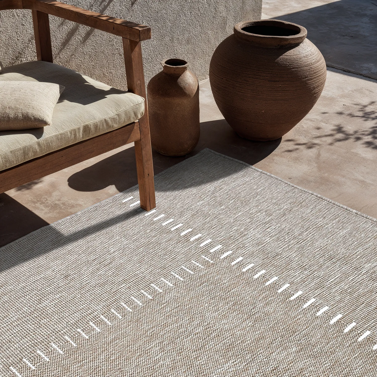 Tapete para interior e exterior - utomhusmatta - Rhea (bege)