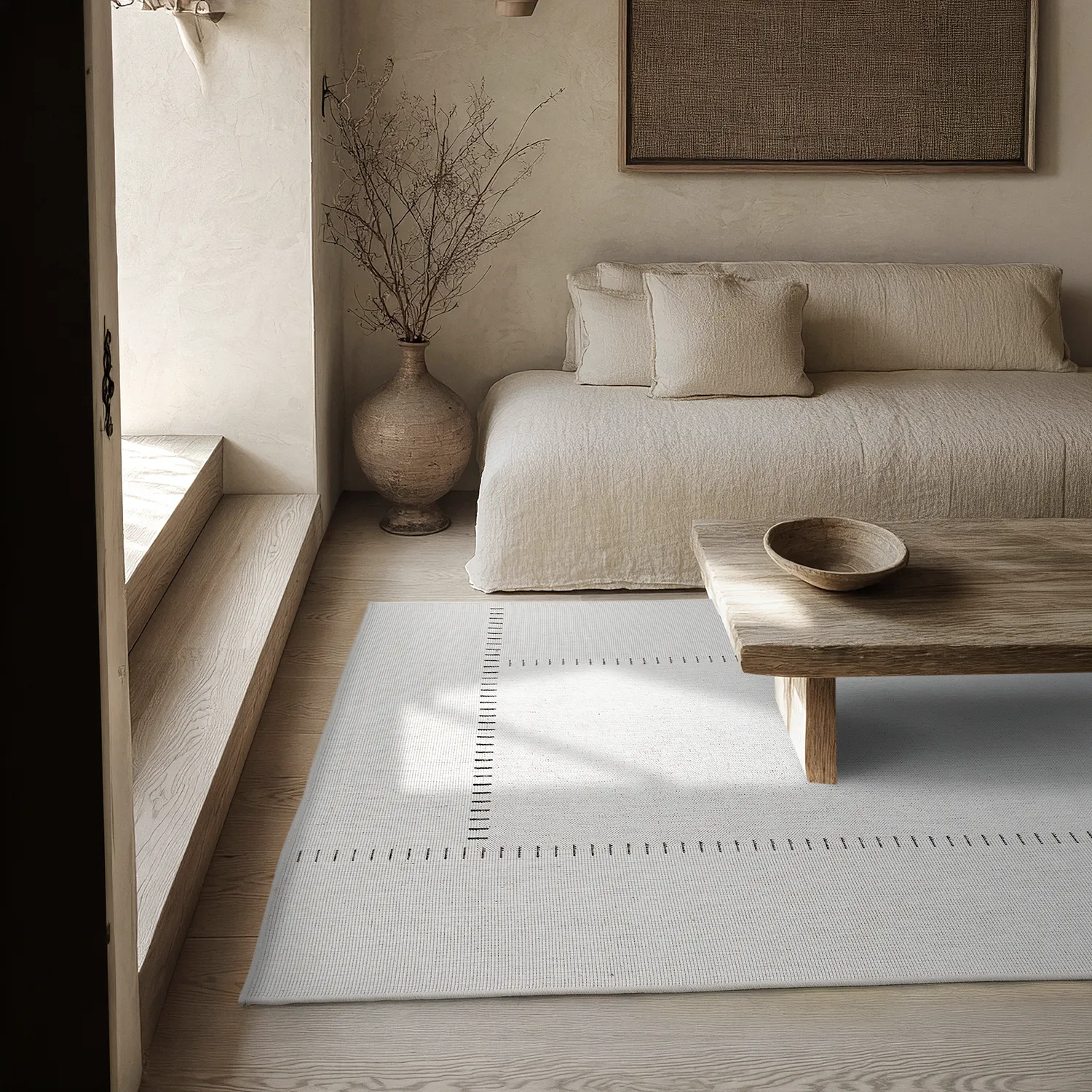 Tapete para interior e exterior - utomhusmatta - Rhea (branco)