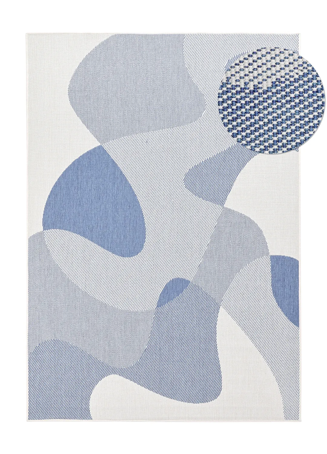 Tapete para interior e exterior - utomhusmatta - Somerville (azul)