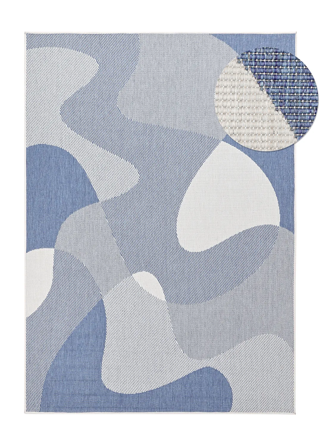 Tapete para interior e exterior - utomhusmatta - Somerville (azul)