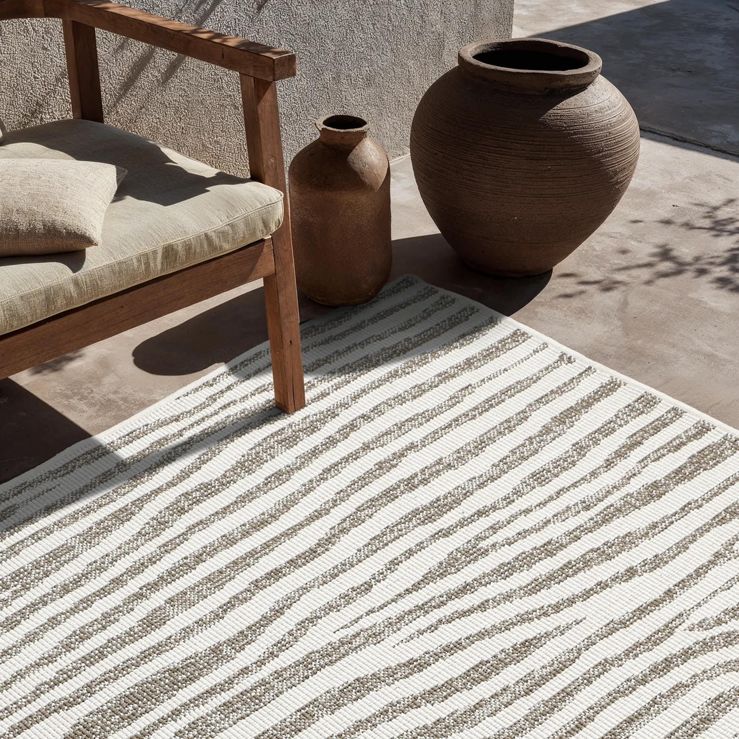 Tapete para interior e exterior - utomhusmatta - Vaura (bege)