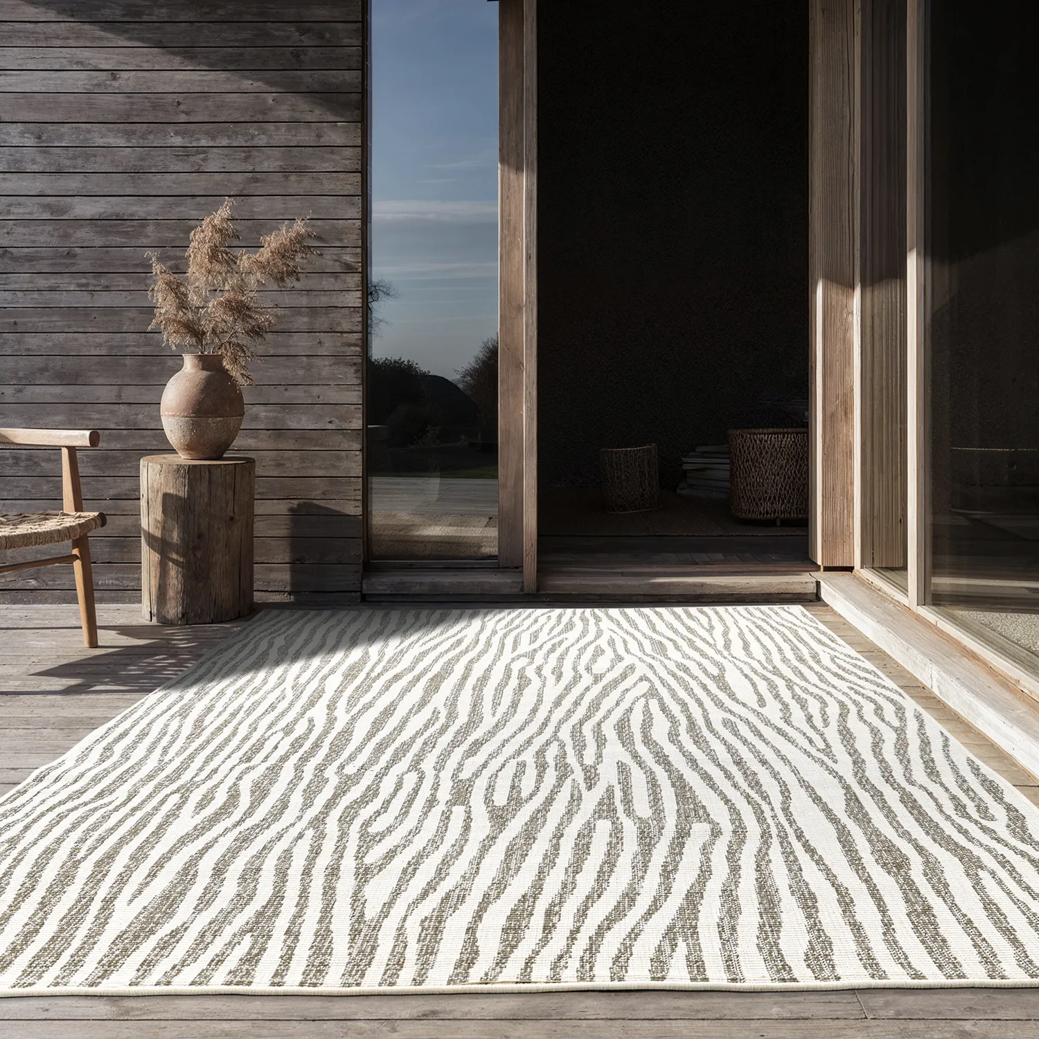 Tapete para interior e exterior - utomhusmatta - Vaura (bege)