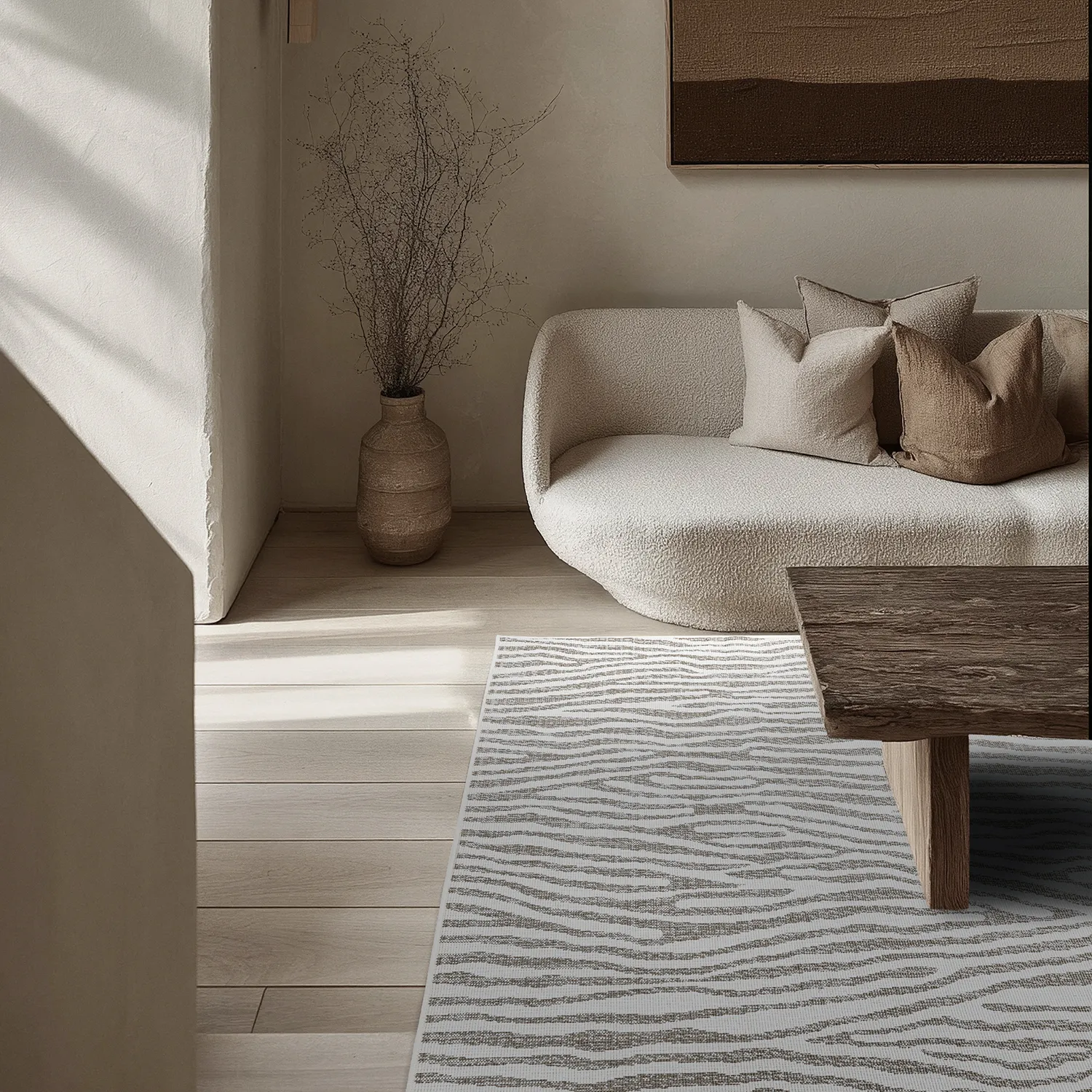 Tapete para interior e exterior - utomhusmatta - Vaura (bege)