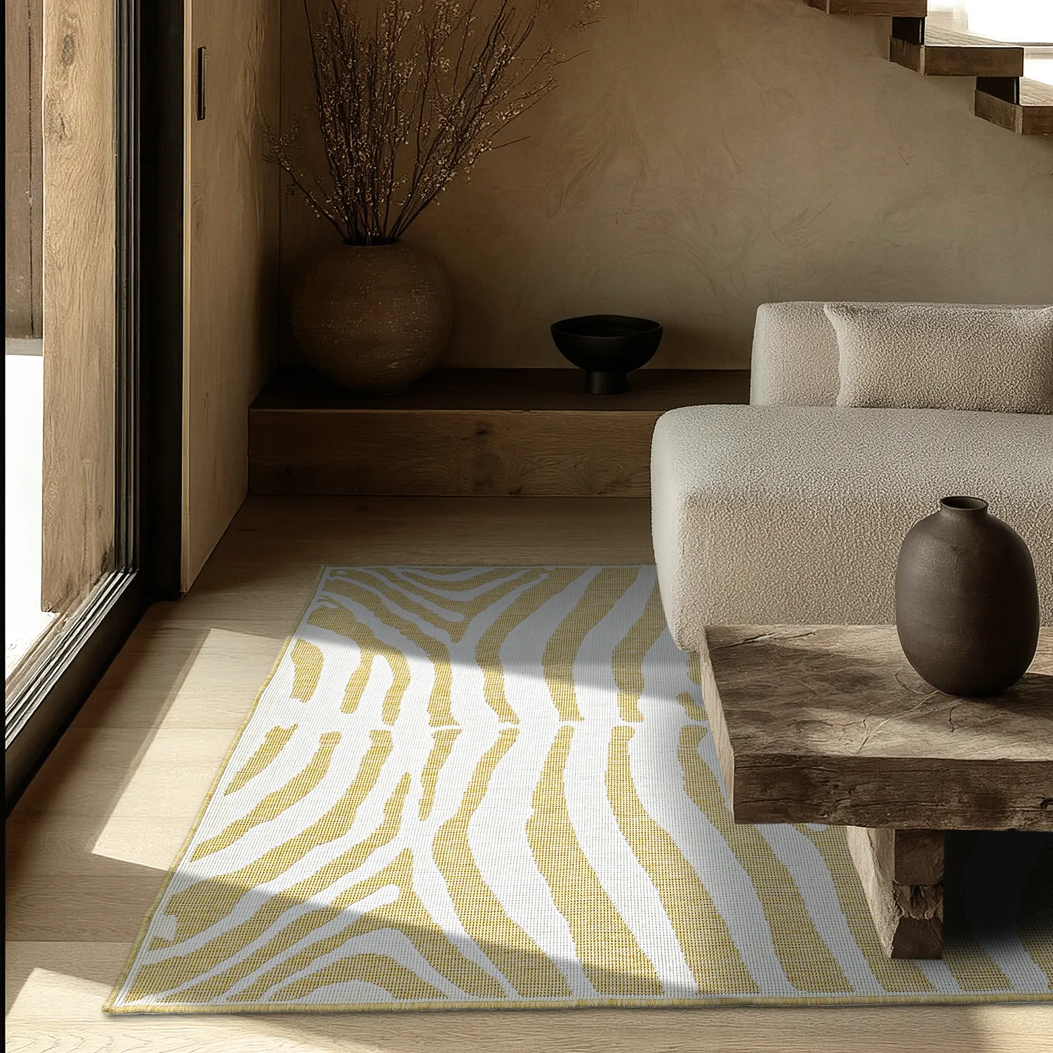 Tapete para interior e exterior - utomhusmatta - Winona (amarelo)