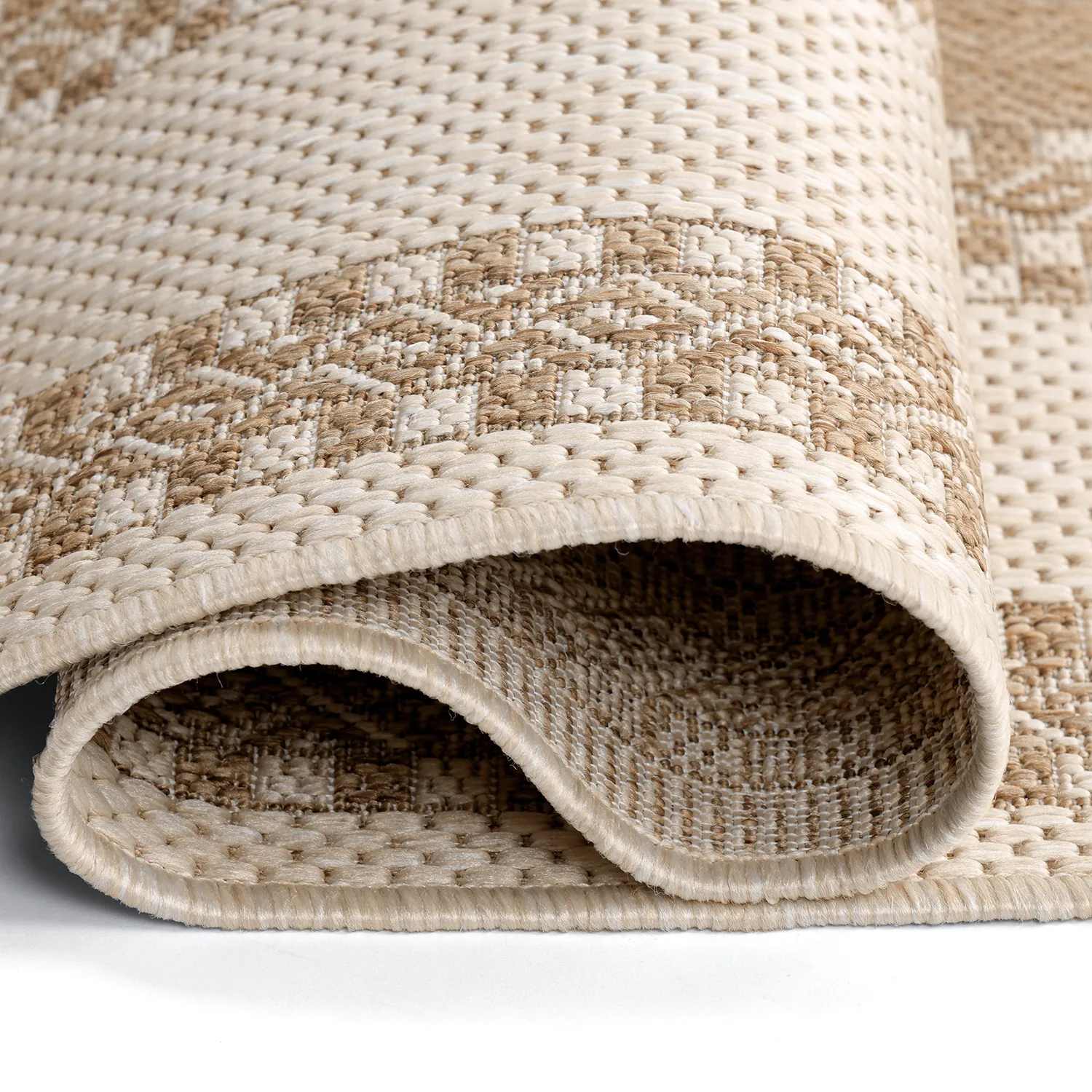 Tapete para interior e exterior - Sousse (marrom)