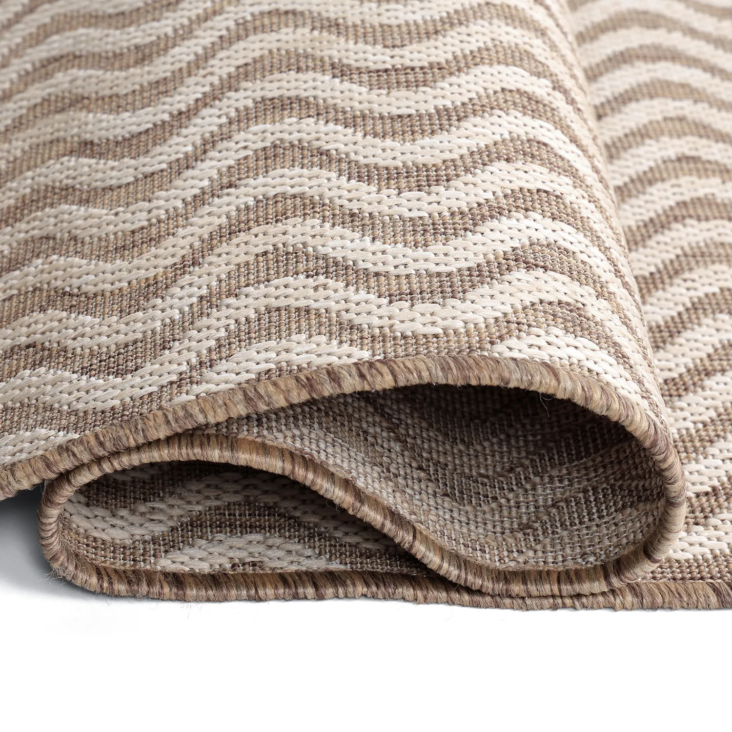 Tapete para interior e exterior - Tracino (marrom)