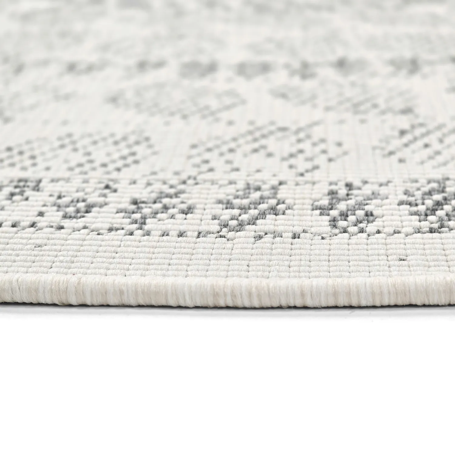 Tapete redondo - Indoor/Outdoor Malcolm (cinza)