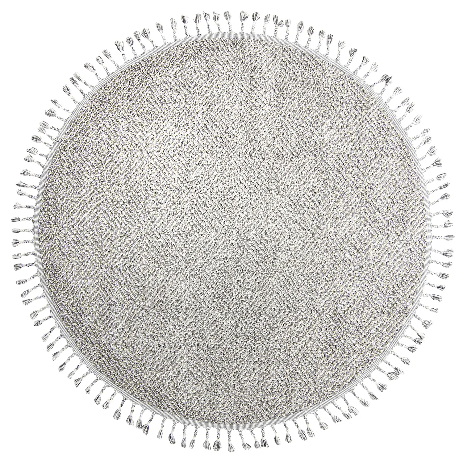 Tapete redondo - Indoor/Outdoor Dakota (cinza)