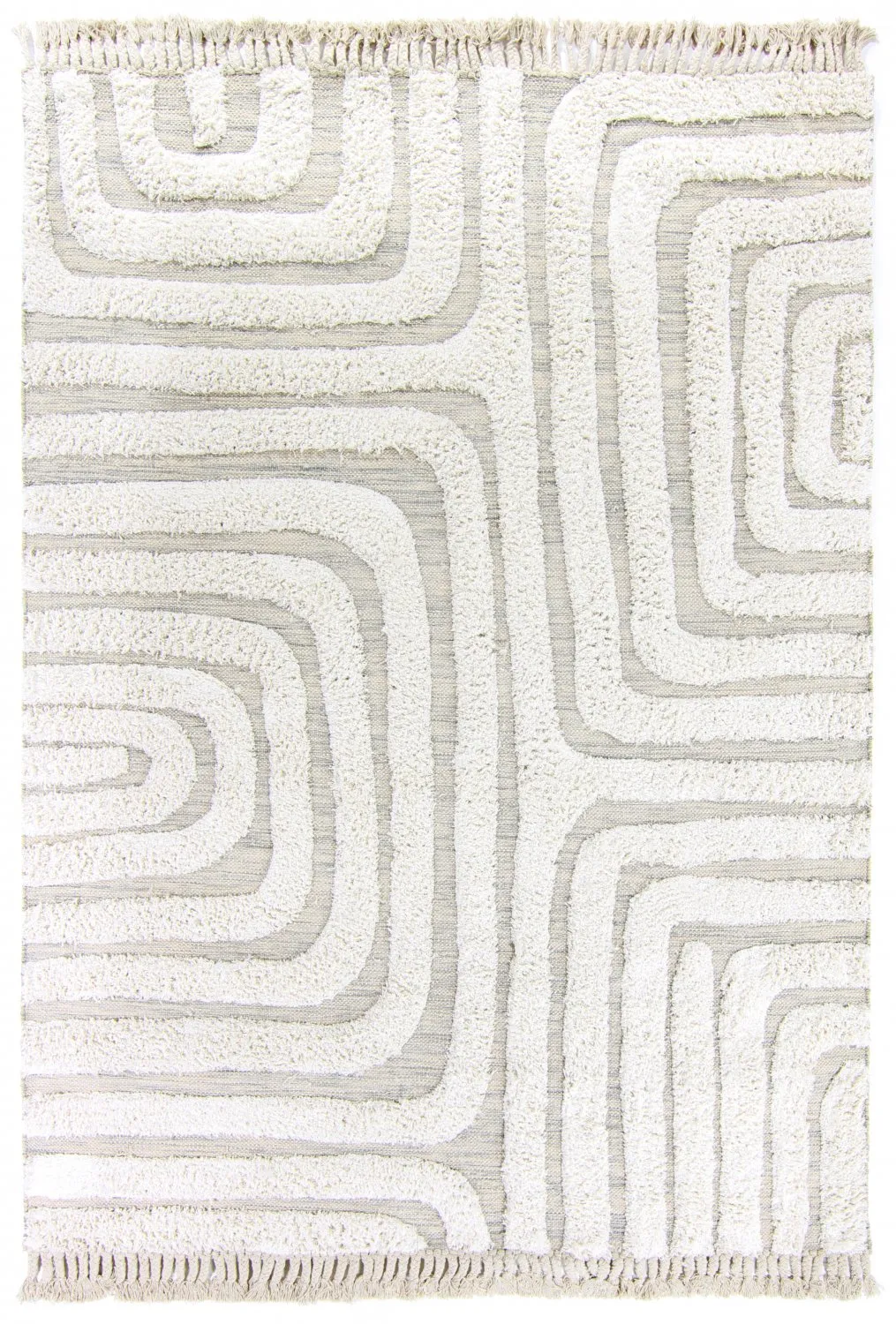 Tapete de algodão - Inez (bege)