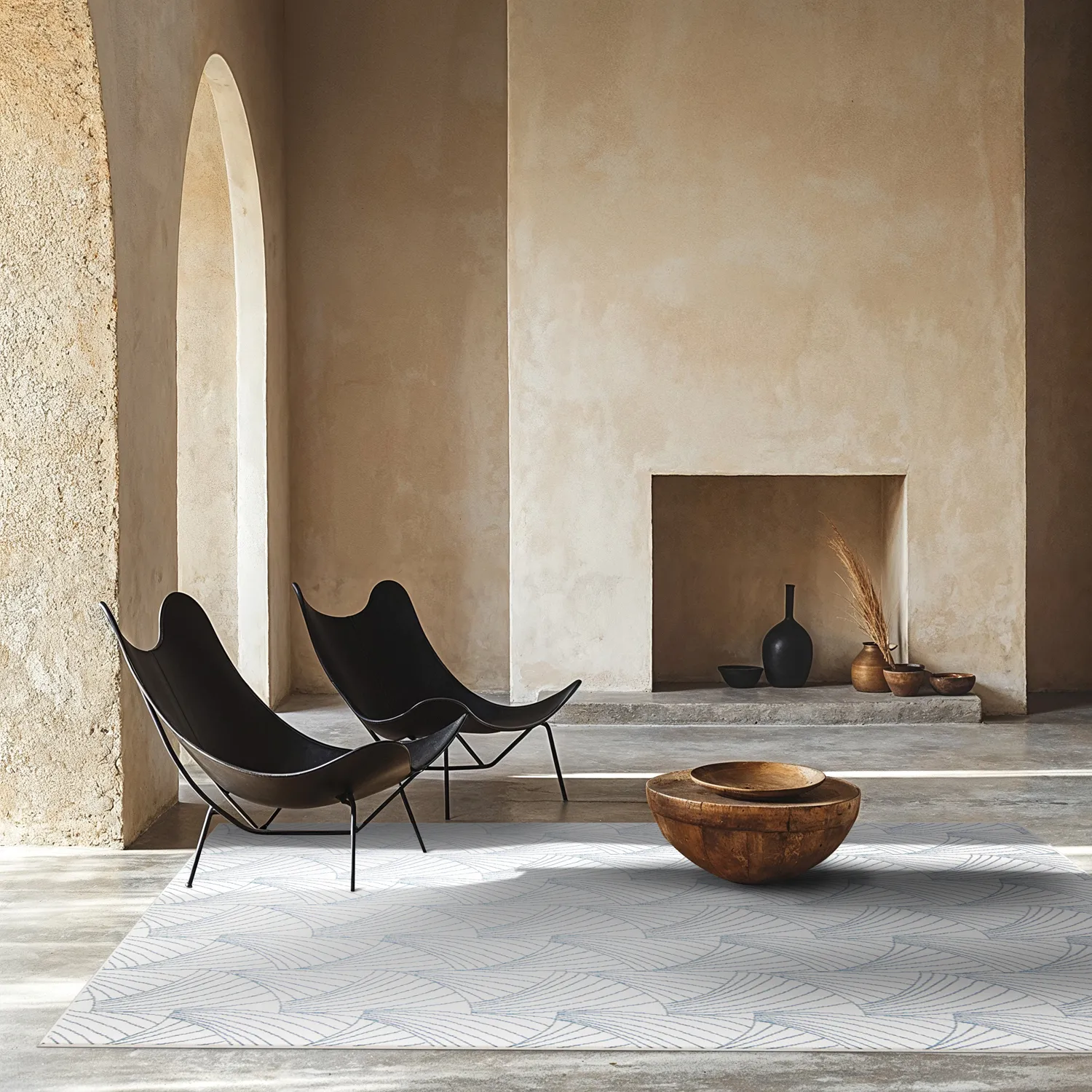 Tapete para interior e exterior - Beau (azul)