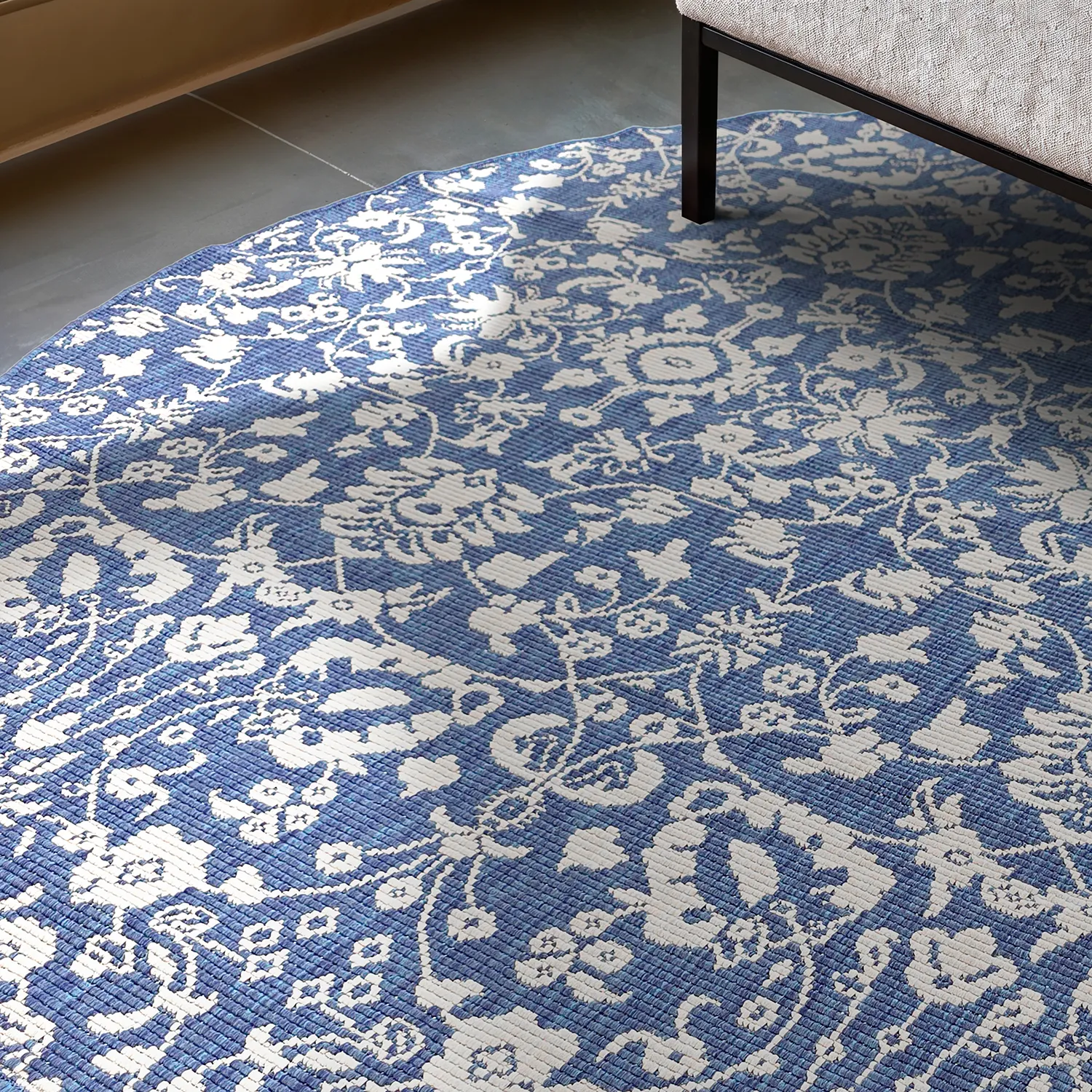 Tapete redondo - Brussels Ocean (azul)