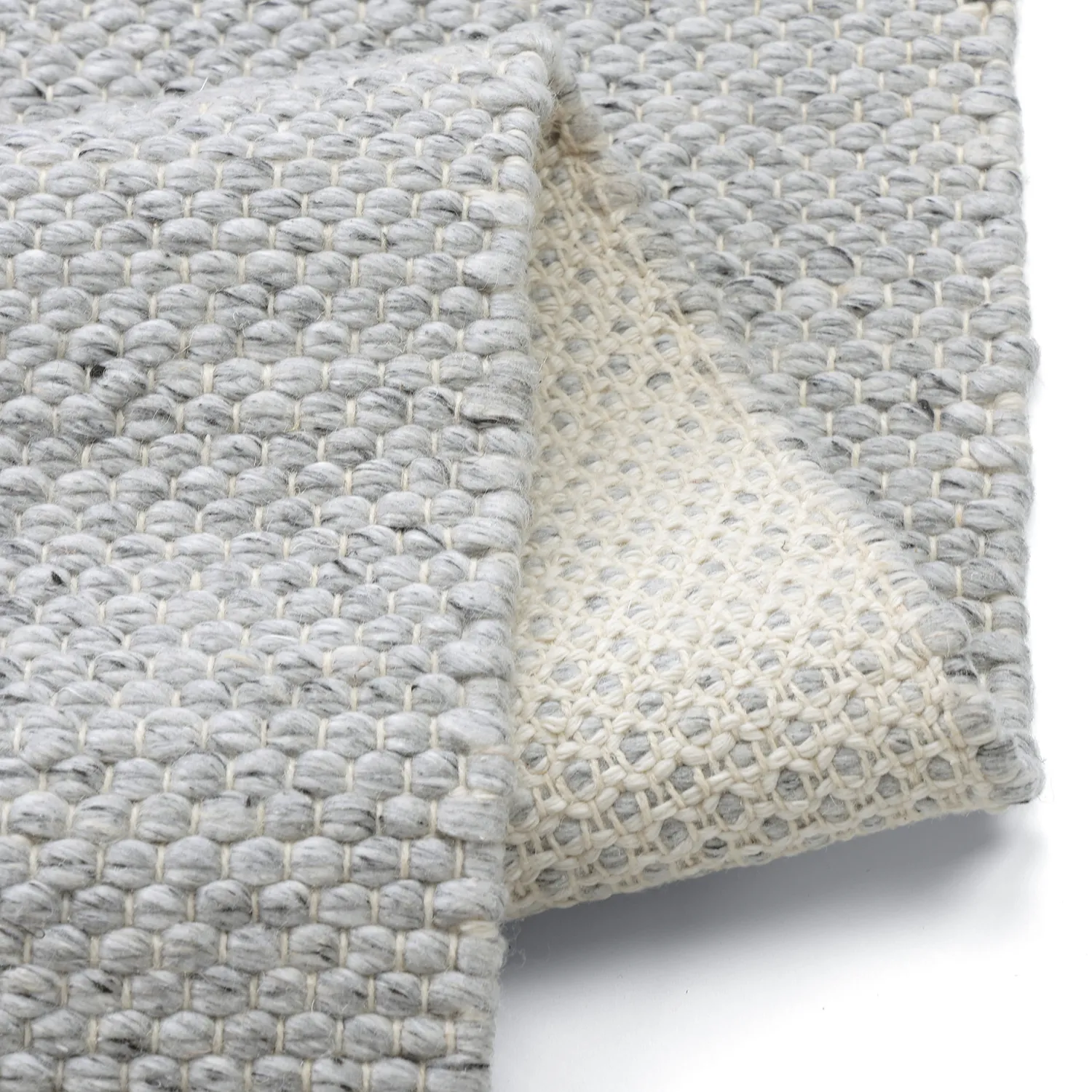 Tapete para interior e exterior - Arco Wool Look (cinza/bege)
