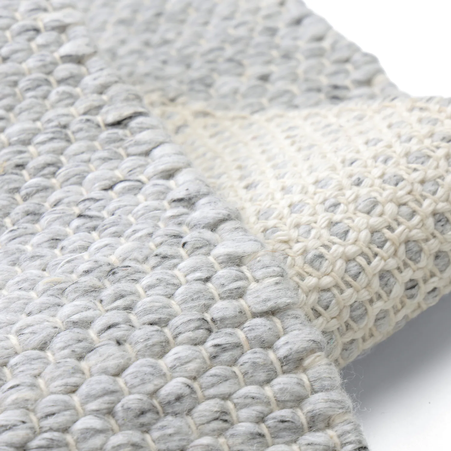 Tapete para interior e exterior - Arco Wool Look (cinza/bege)