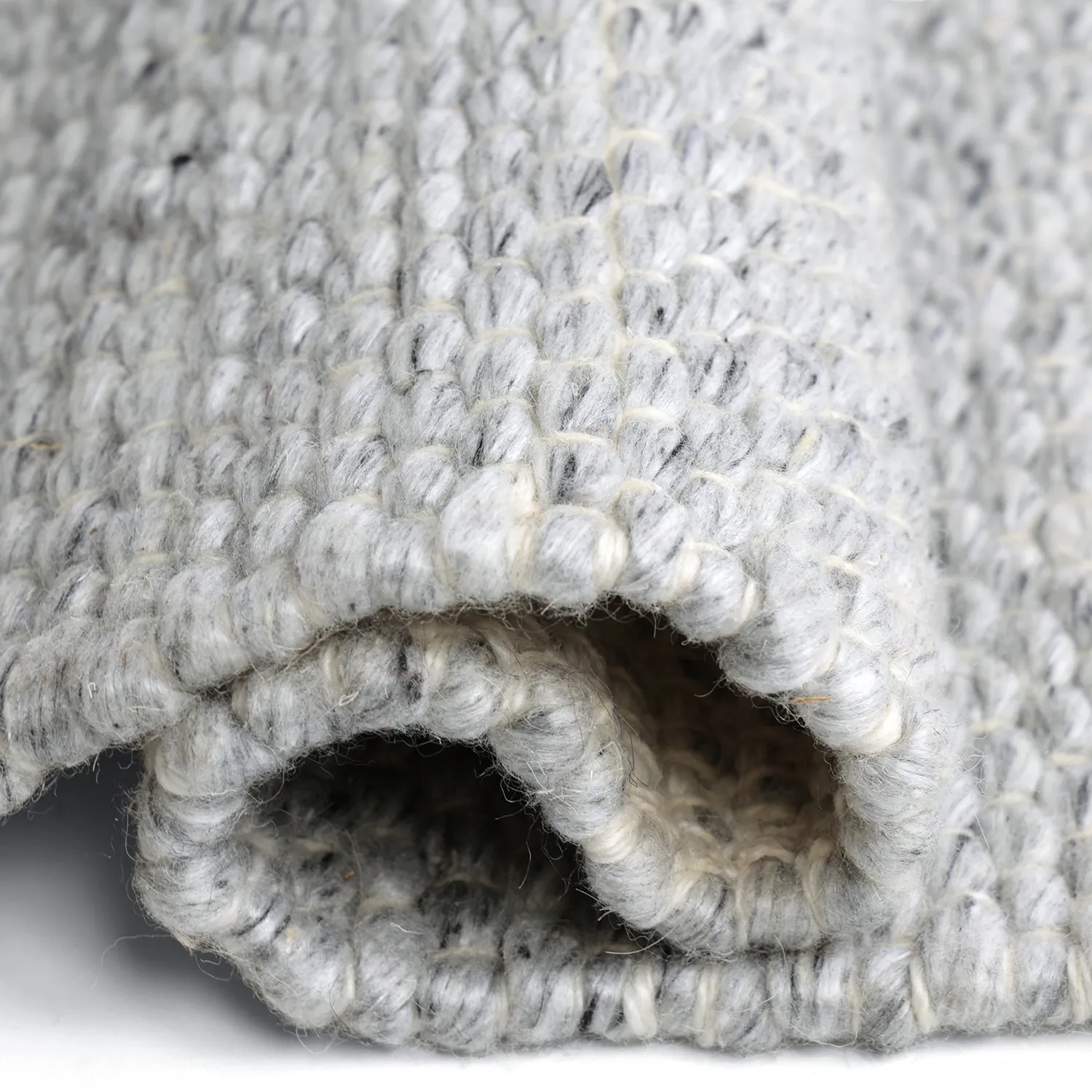 Tapete para interior e exterior - Arco Wool Look (cinza/bege)