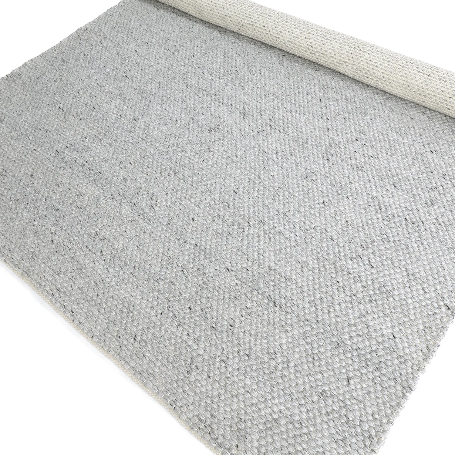 Tapete para interior e exterior - Arco Wool Look (cinza/bege)